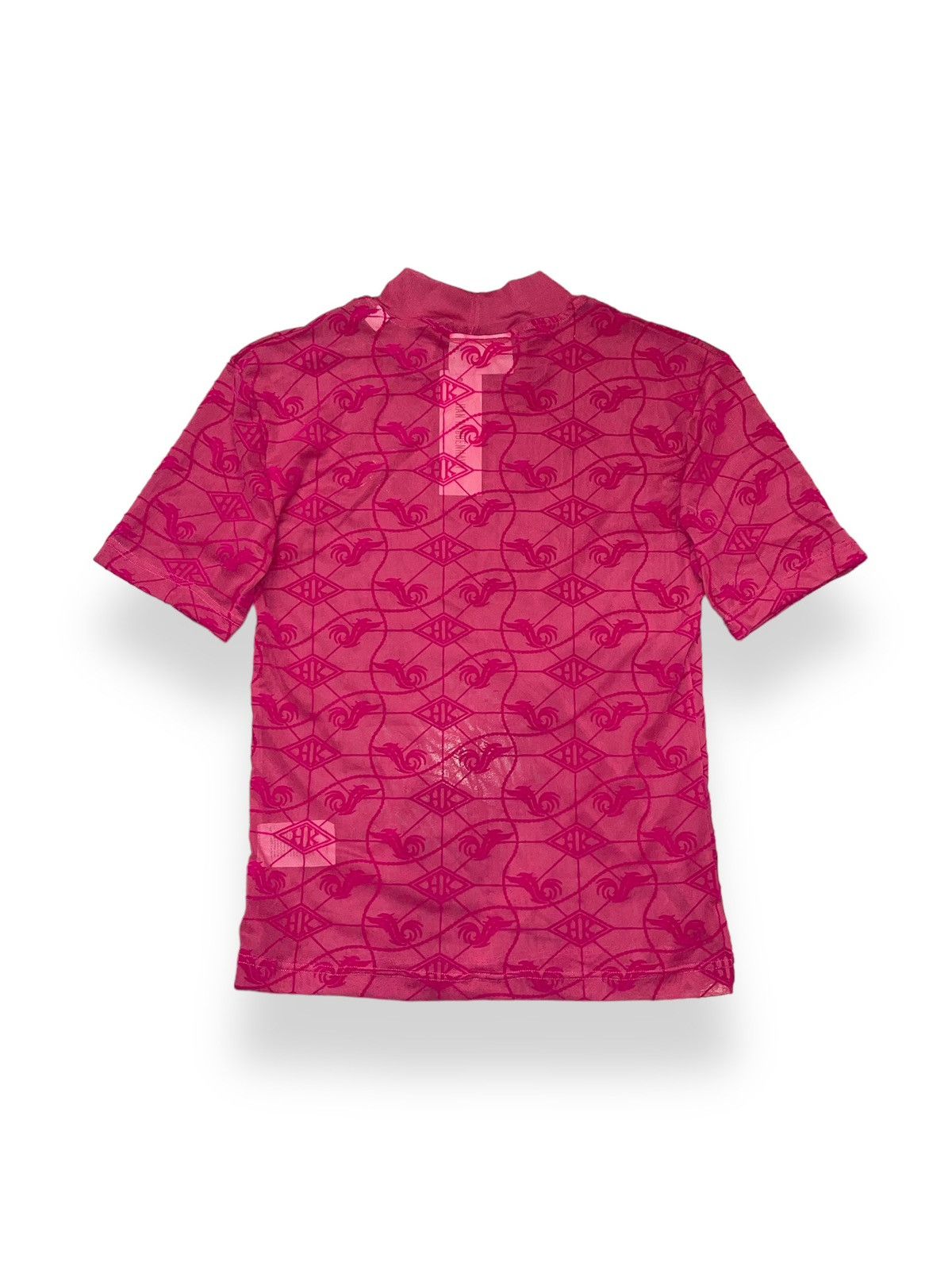 Han Kjobenhavn !DSWT! Han Kjobenhavn Monogram Pink Mesh Turtleneck Size US M / EU 48-50 / 2 - 6 Thumbnail