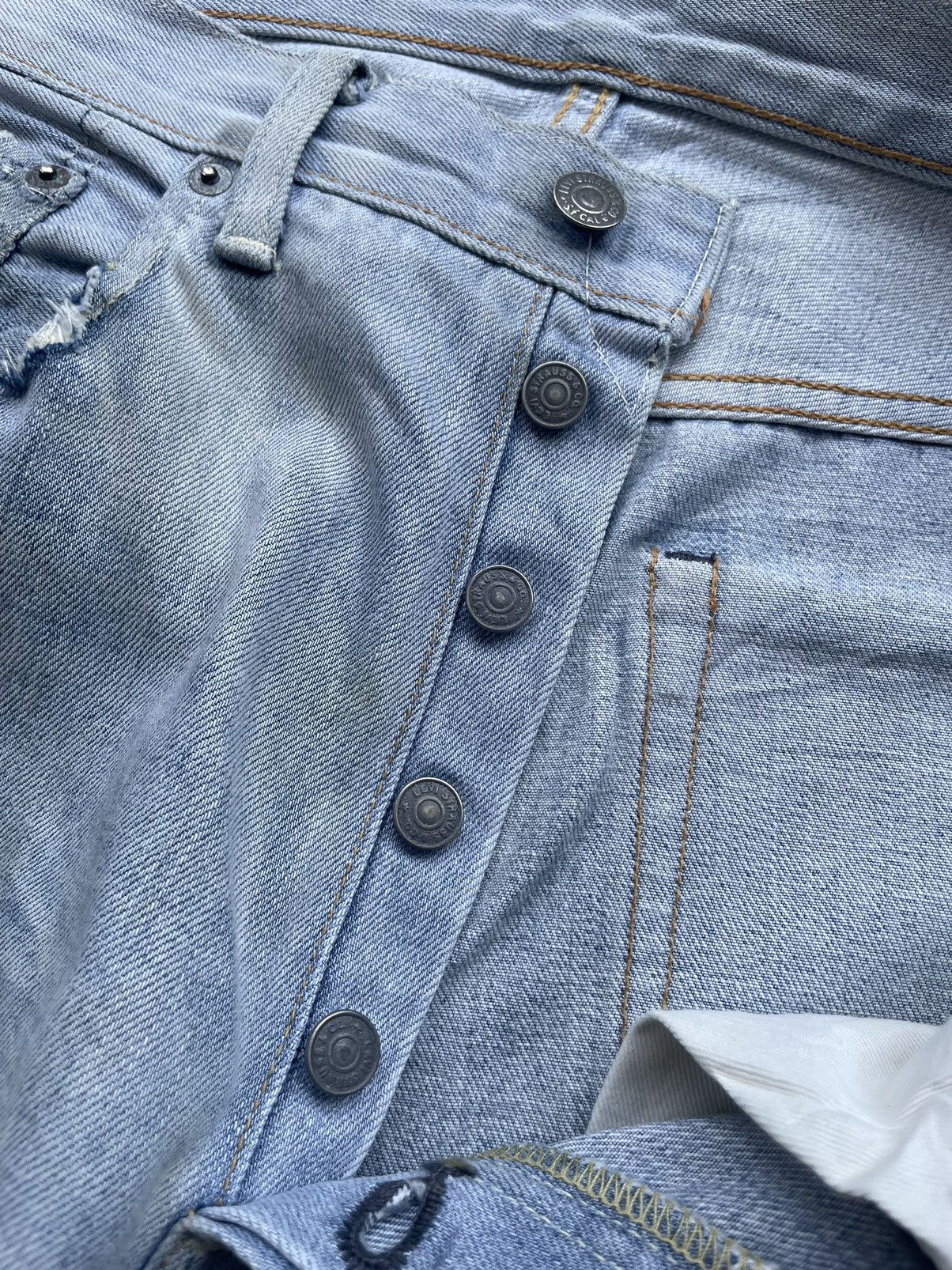 Levi's Vintage Levis 501XX E 66 Model Selvedge Denim Size US 34 / EU 50 - 20 Thumbnail