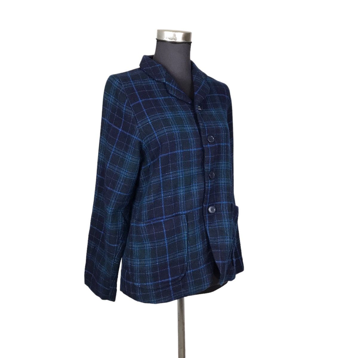 Y's × Yohji Yamamoto Vintage Y’s For Living Yohji Yamamoto Women Plaid Jacket Size M / US 6-8 / IT 42-44 - 1 Thumbnail