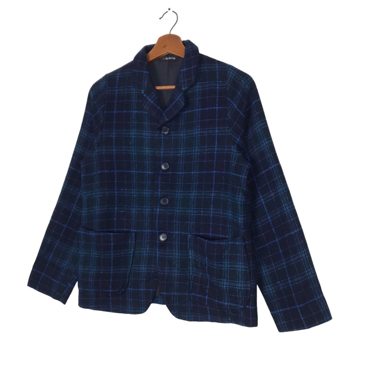 Y's × Yohji Yamamoto Vintage Y’s For Living Yohji Yamamoto Women Plaid Jacket Size M / US 6-8 / IT 42-44 - 5 Thumbnail