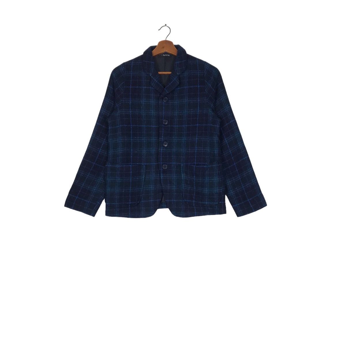 Y's × Yohji Yamamoto Vintage Y’s For Living Yohji Yamamoto Women Plaid Jacket Size M / US 6-8 / IT 42-44 - 3 Thumbnail