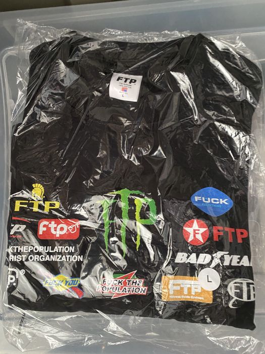 Fuck The Population FTP PIT CREW TEE BLACK SIZE Large L | Grailed