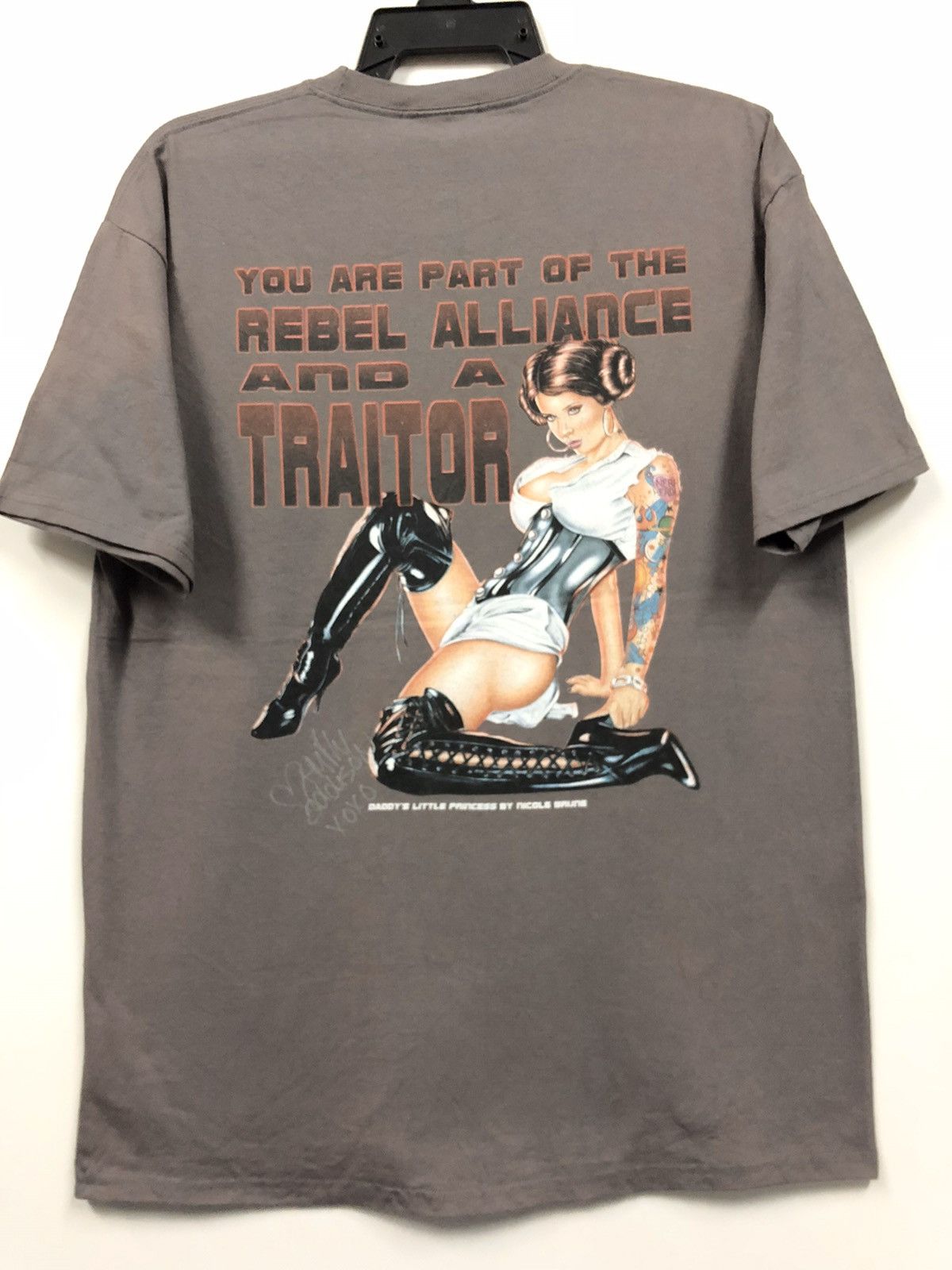 Hook-Ups × Vintage Vintage Art Nicole Brune Sexy Girl Rabel T Shirt Size US L / EU 52-54 / 3 - 1 Thumbnail