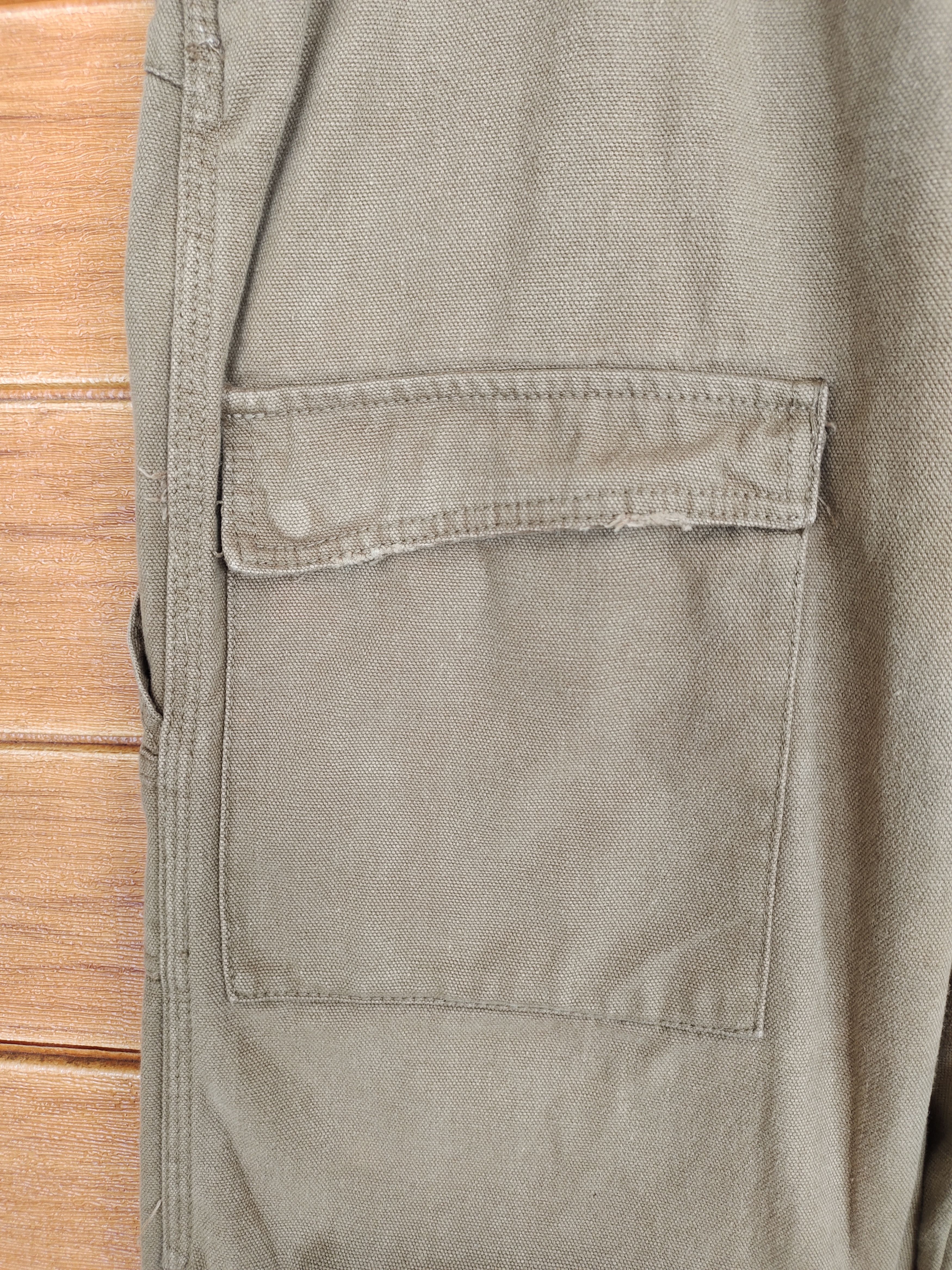 Japanese Brand Daily News Brown Duck Cotton Carpenter Baggy Denim Y2k Size US 34 / EU 50 - 5 Thumbnail