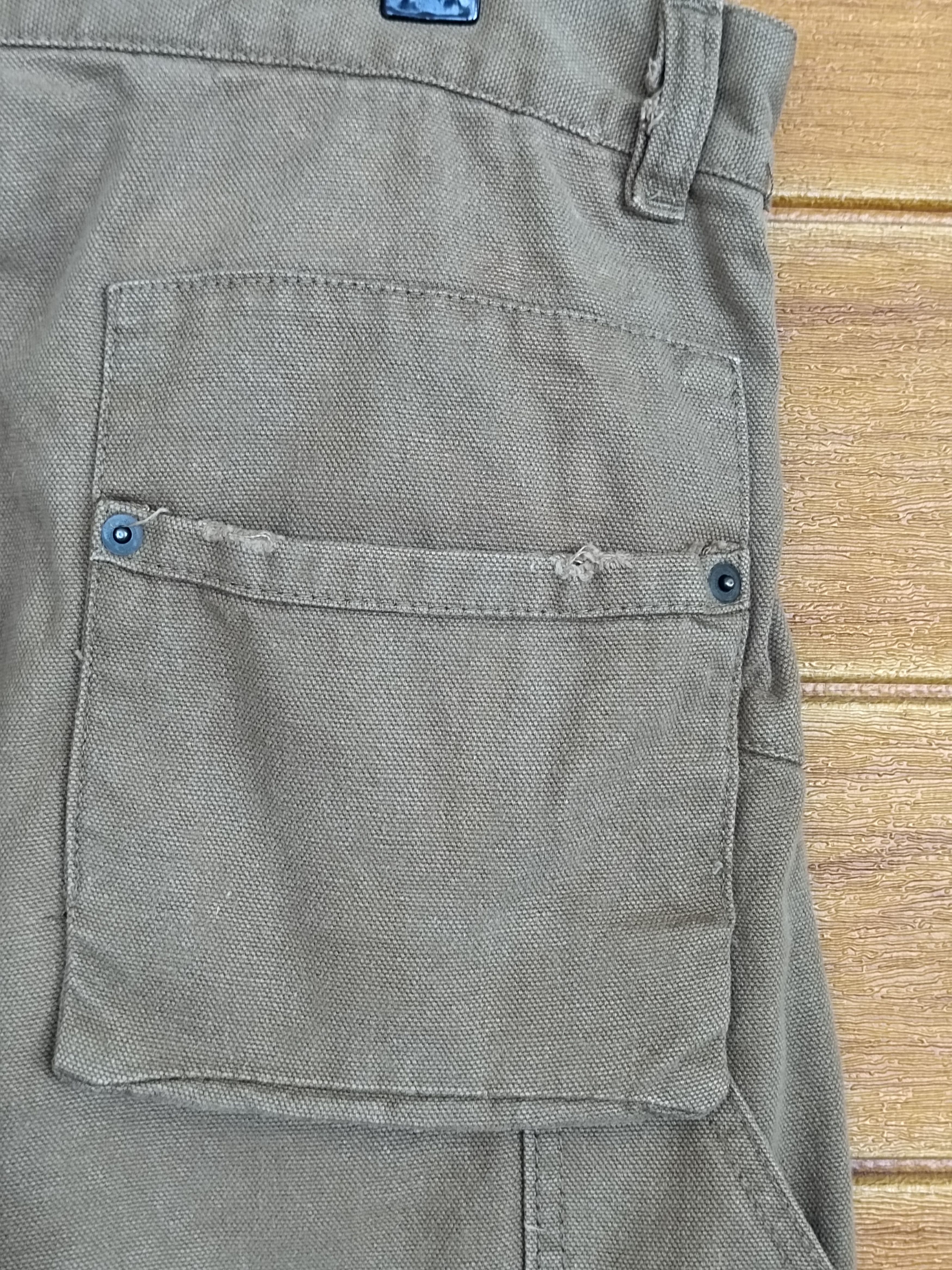 Japanese Brand Daily News Brown Duck Cotton Carpenter Baggy Denim Y2k Size US 34 / EU 50 - 12 Thumbnail