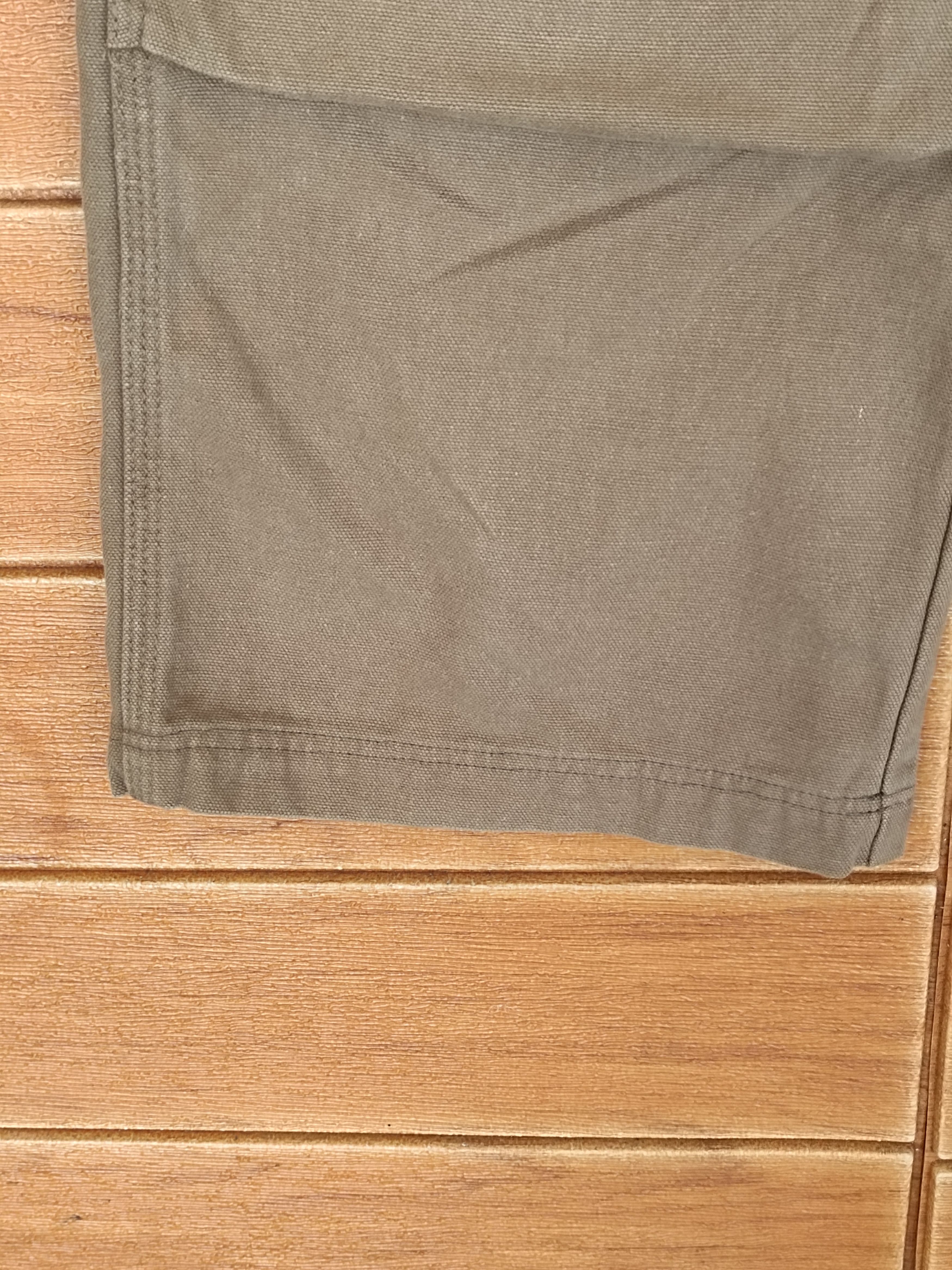 Japanese Brand Daily News Brown Duck Cotton Carpenter Baggy Denim Y2k Size US 34 / EU 50 - 9 Thumbnail