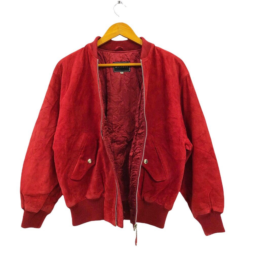 Japanese Brand × Melrose AW92 Melrose leather bomber zipper jacket Size US M / EU 48-50 / 2 - 13 Thumbnail