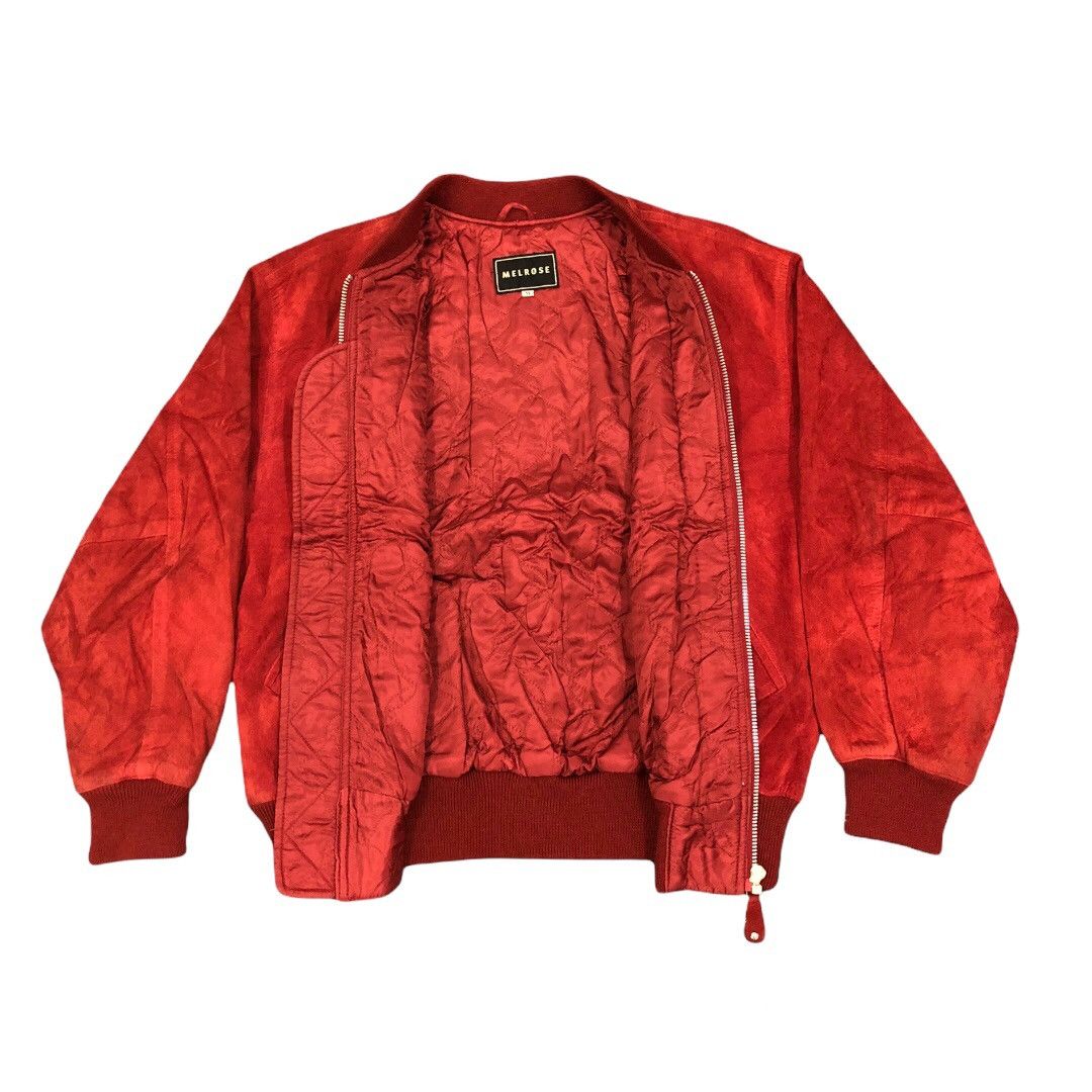 Japanese Brand × Melrose AW92 Melrose leather bomber zipper jacket Size US M / EU 48-50 / 2 - 2 Thumbnail