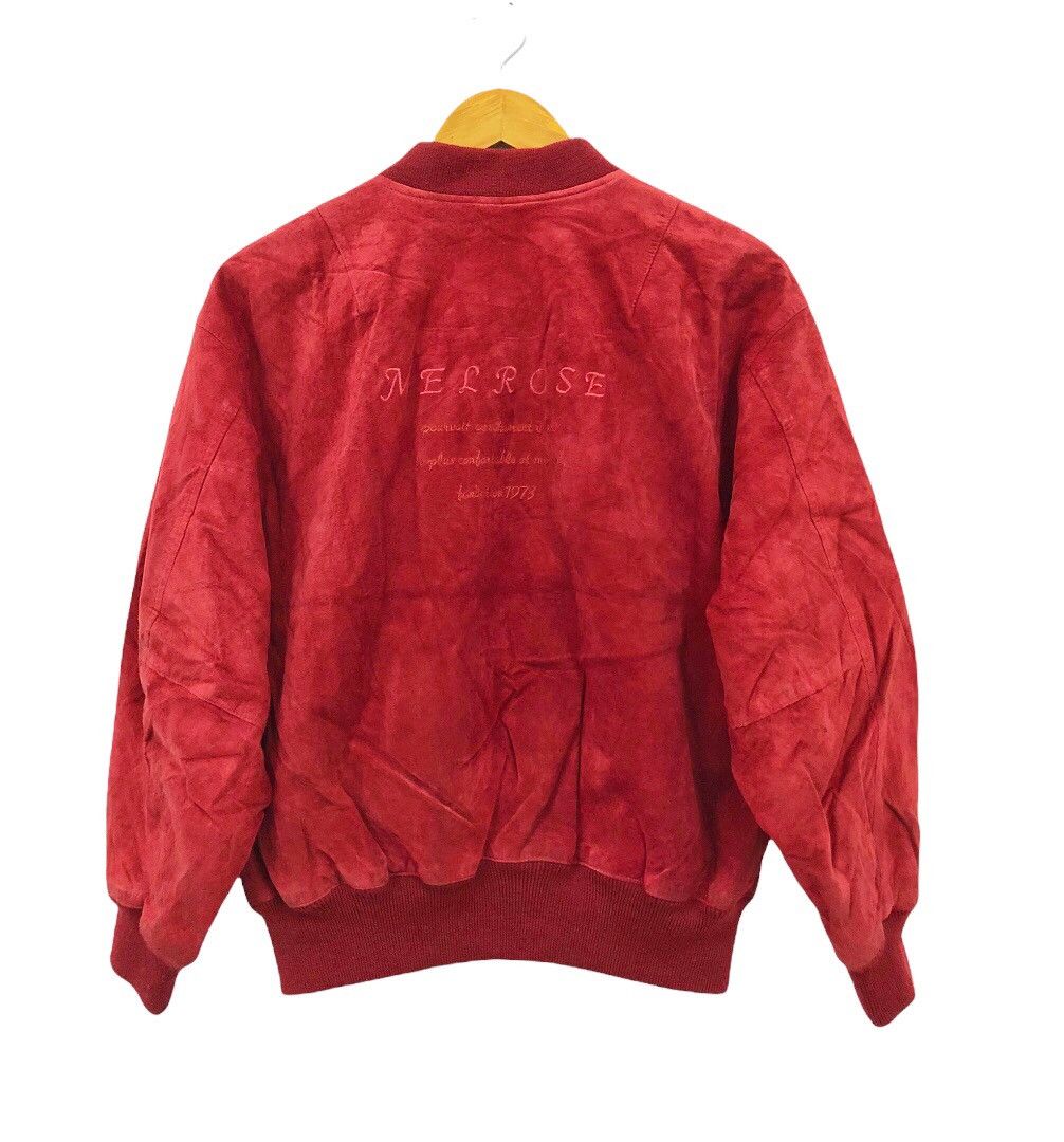Japanese Brand × Melrose AW92 Melrose leather bomber zipper jacket Size US M / EU 48-50 / 2 - 14 Thumbnail