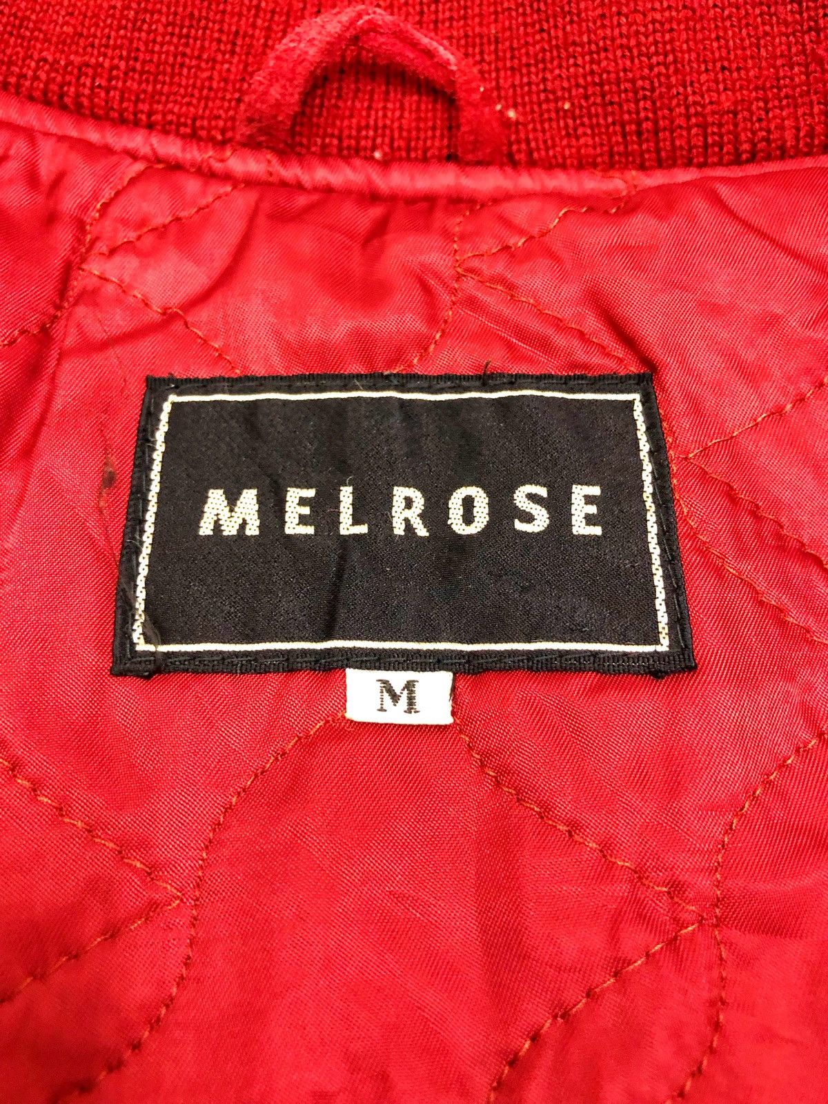 Japanese Brand × Melrose AW92 Melrose leather bomber zipper jacket Size US M / EU 48-50 / 2 - 18 Thumbnail
