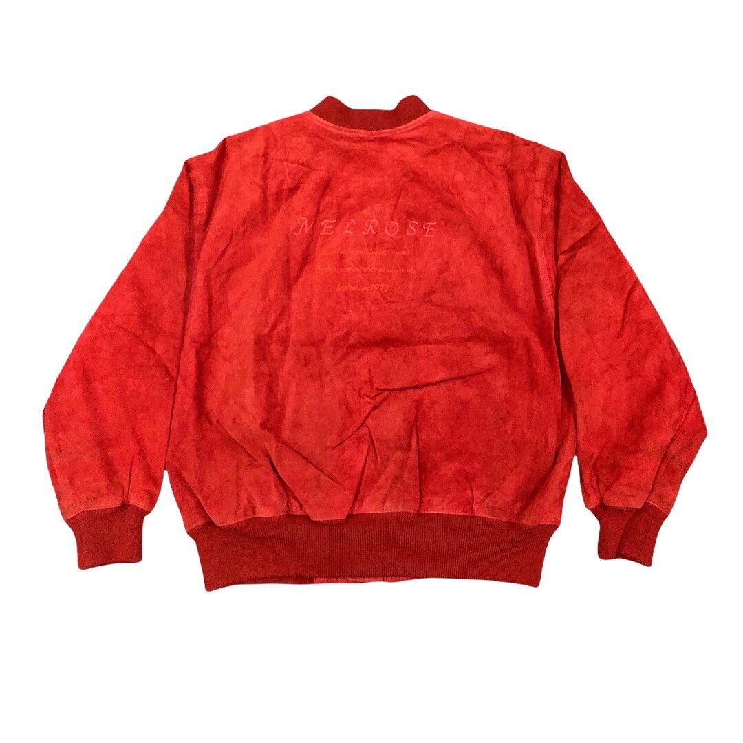 Japanese Brand × Melrose AW92 Melrose leather bomber zipper jacket Size US M / EU 48-50 / 2 - 3 Thumbnail