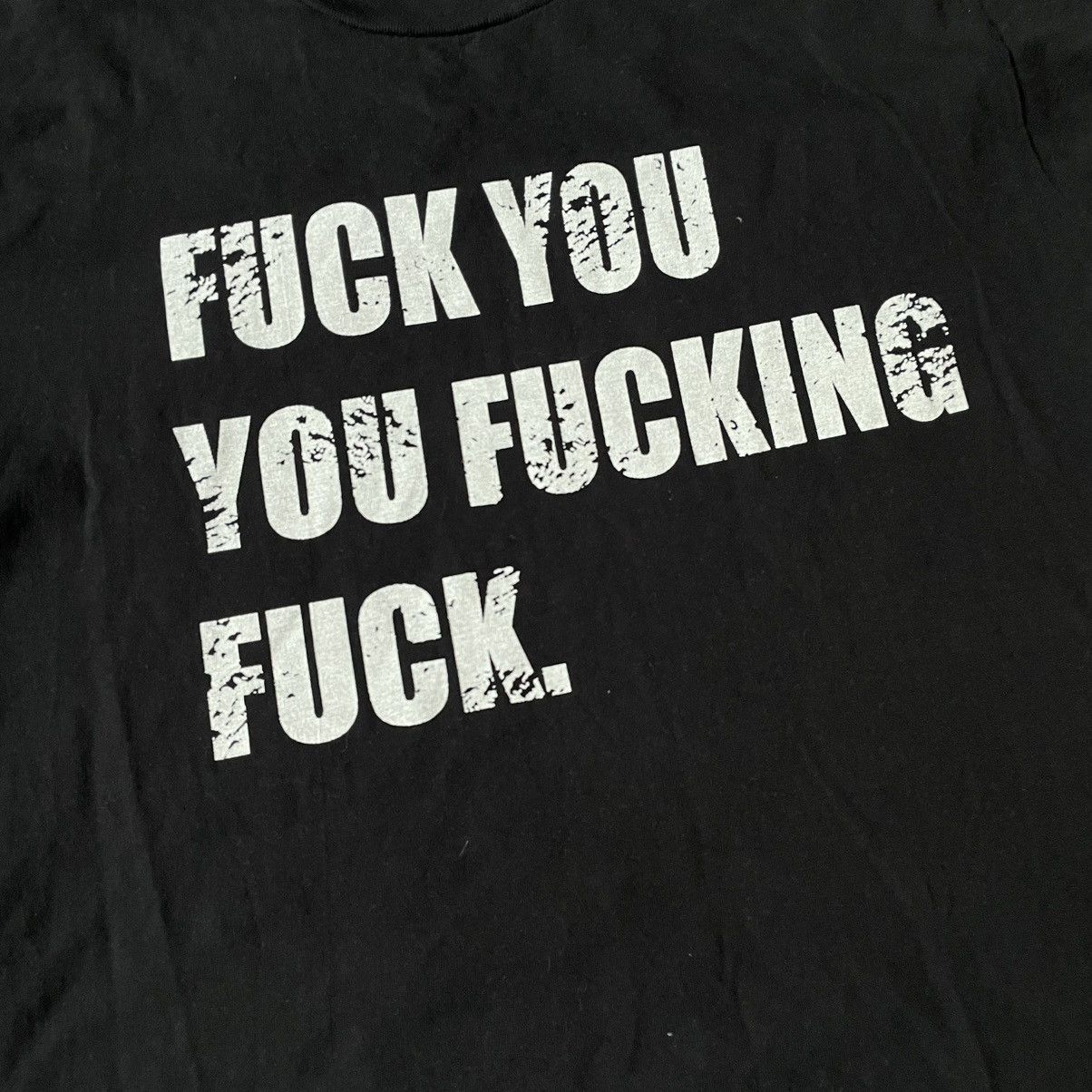 Vintage Y2K Graphic Tee Funny Slogan Streetwear Punk Skate Worn In M Size US M / EU 48-50 / 2 - 6 Thumbnail