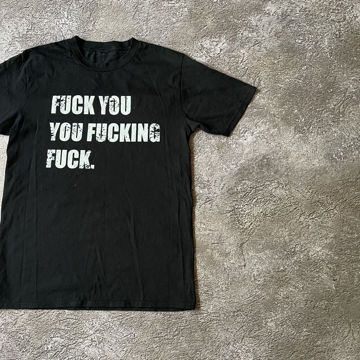 Vintage Y2K Graphic Tee Funny Slogan Streetwear Punk Skate Worn In M Size US M / EU 48-50 / 2 - 2 Thumbnail
