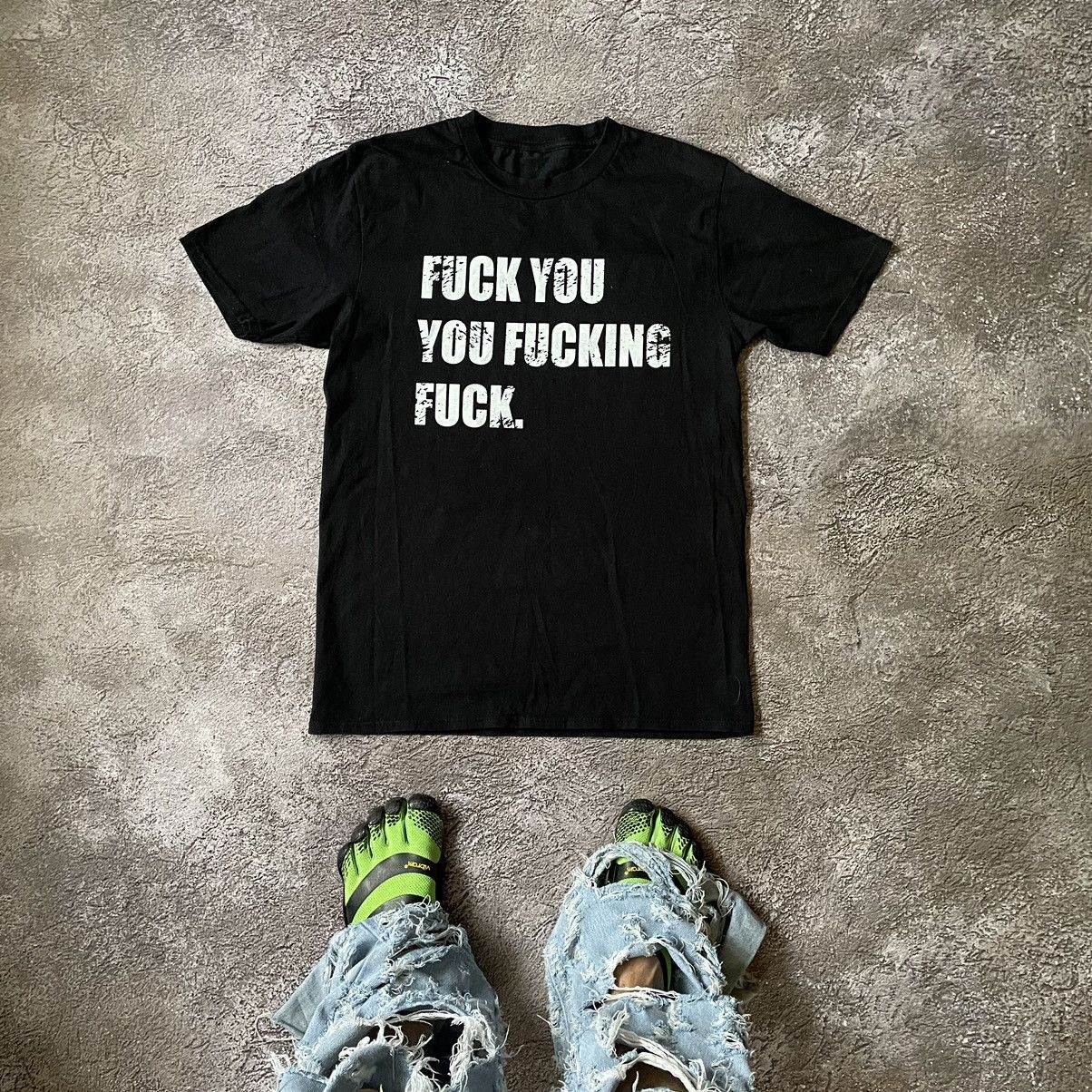 Vintage Y2K Graphic Tee Funny Slogan Streetwear Punk Skate Worn In M Size US M / EU 48-50 / 2 - 1 Thumbnail