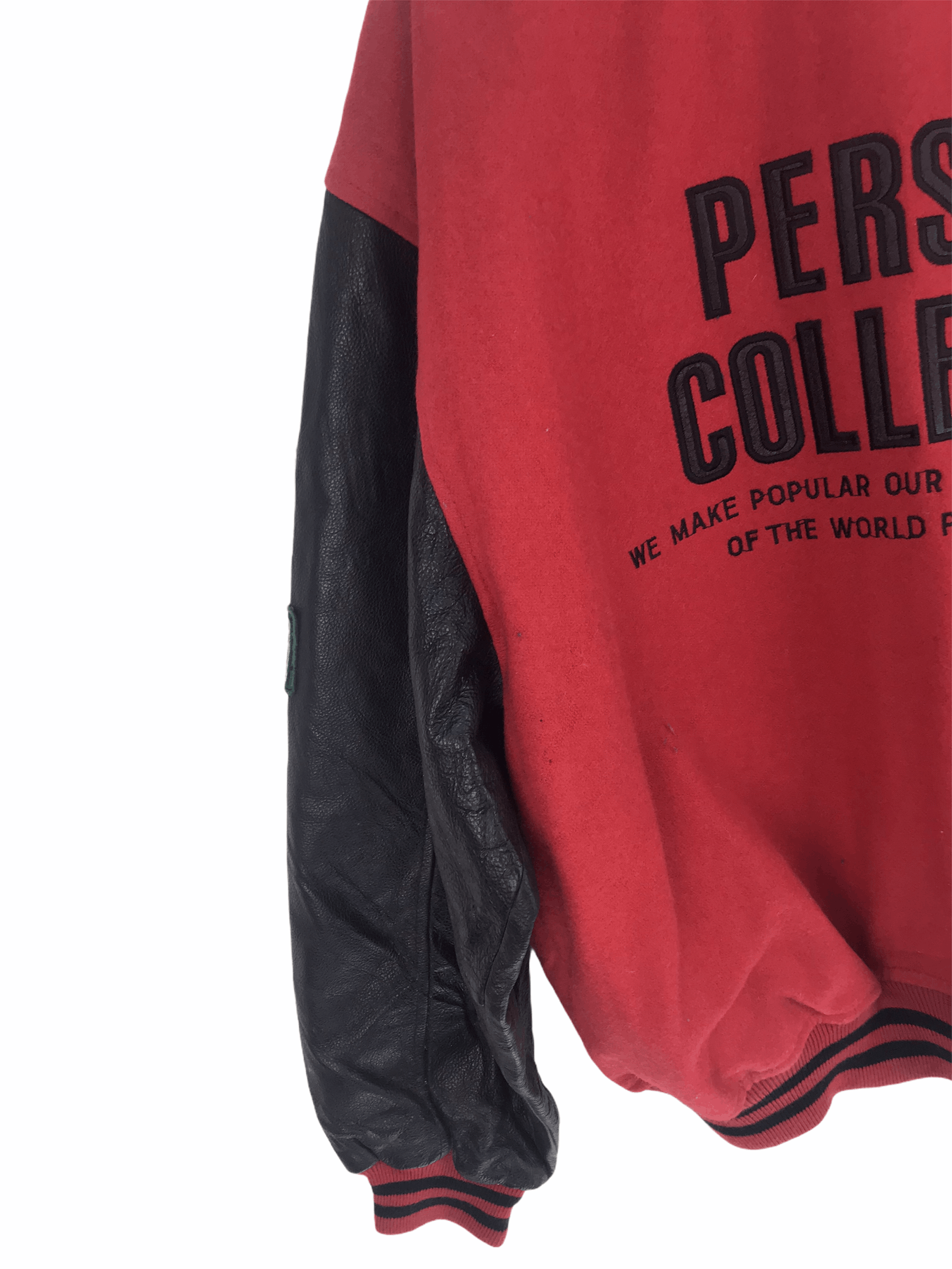Vintage Vintage PERSON'S COLLECTION Varsity Jacket Leather/Wool Size US M / EU 48-50 / 2 - 4 Thumbnail