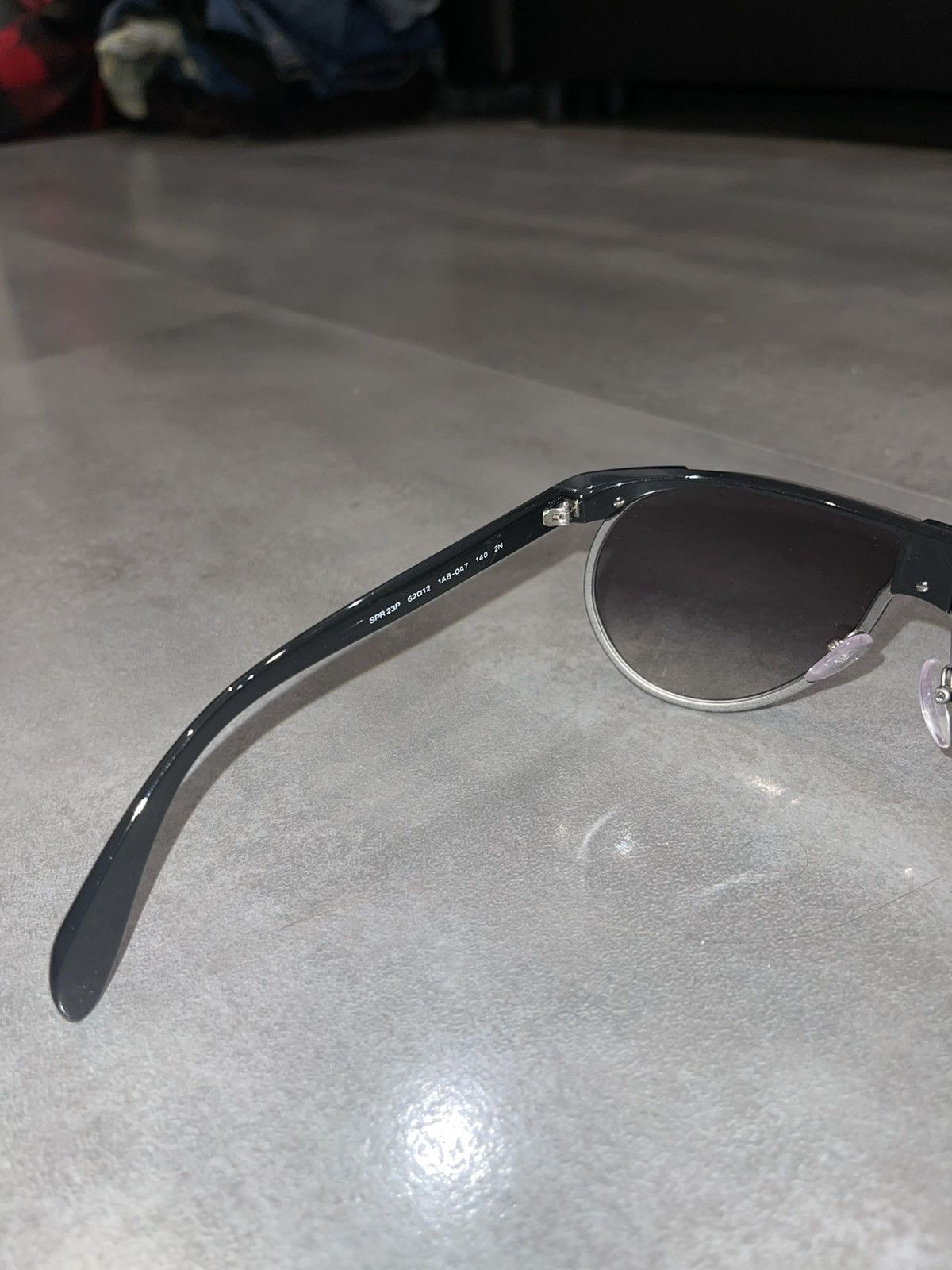 Prada Prada SPR23P 1AB-0A7 Black Aviator Sunglasses Size ONE SIZE - 11 Thumbnail