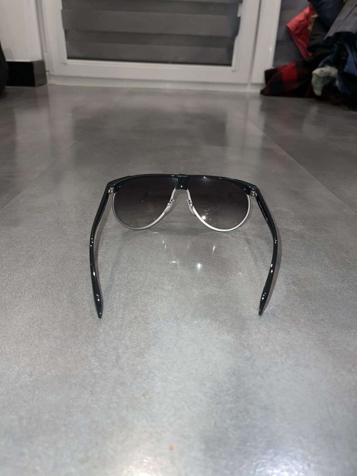 Prada Prada SPR23P 1AB-0A7 Black Aviator Sunglasses Size ONE SIZE - 7 Thumbnail