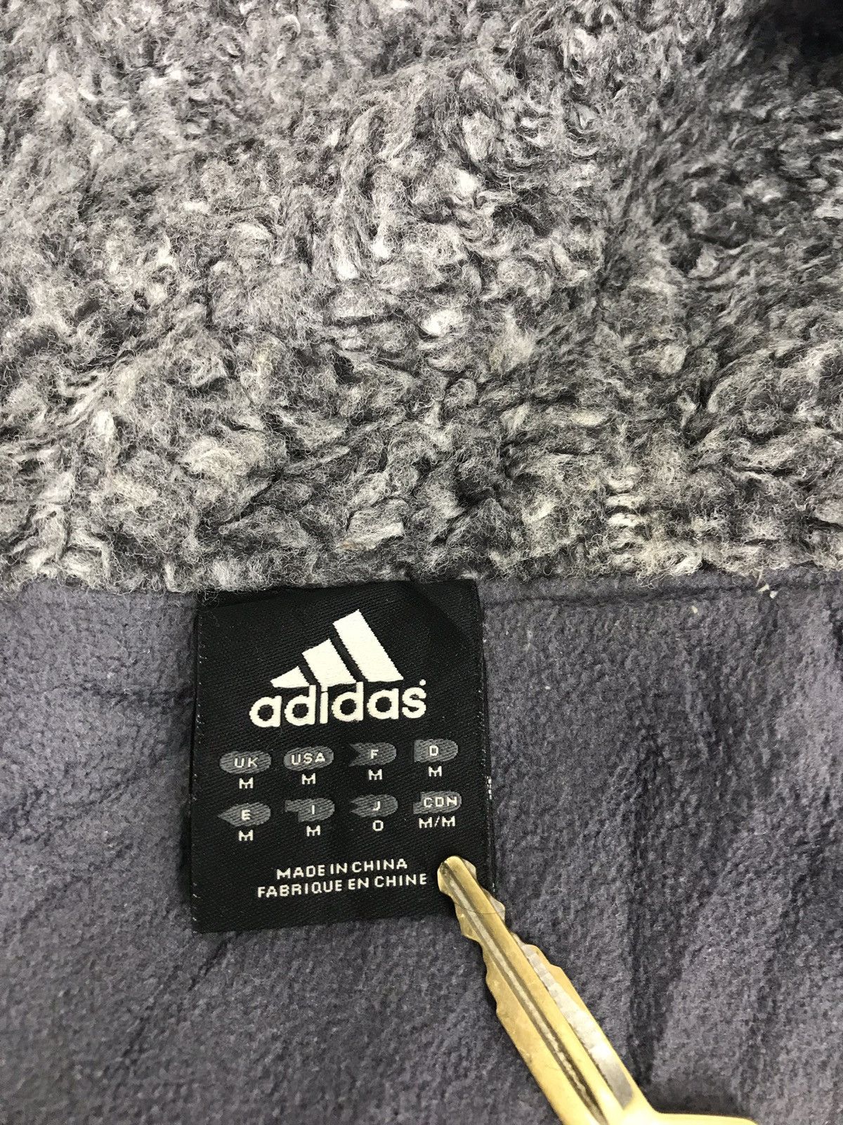 Adidas Adidas Parkas Coach Sherpa Inner Jacket Hoodie Winter Wear Size US L / EU 52-54 / 3 - 4 Thumbnail