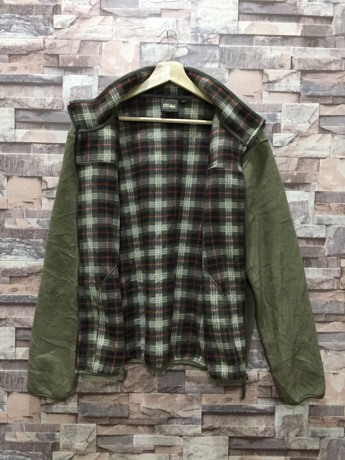 Japanese Brand × Vintage First Down Fleece Sweater Zipper Up #9-88 Size US L / EU 52-54 / 3 - 3 Thumbnail
