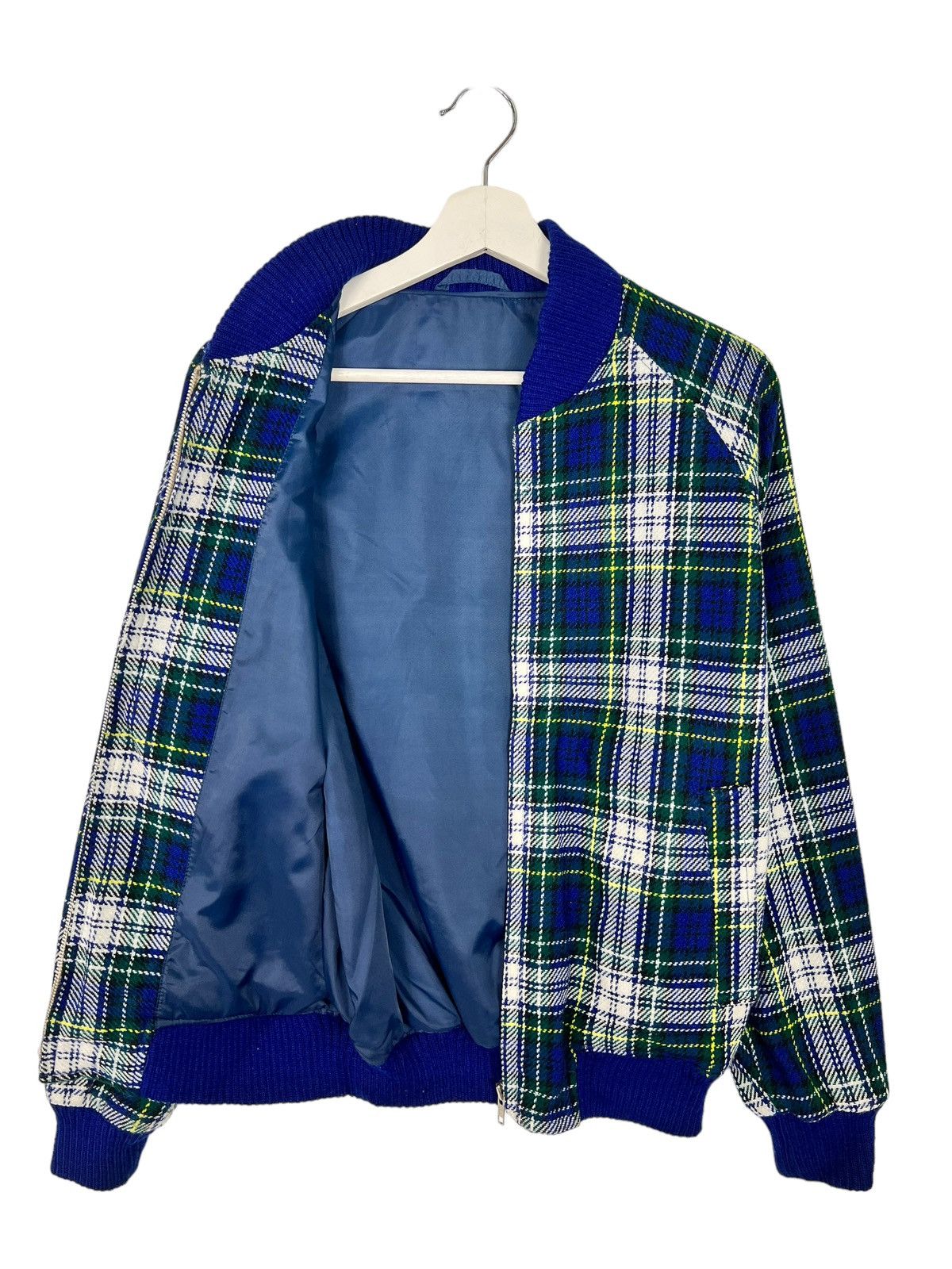 Japanese Brand 🔥 VINTAGE TARTAN BOMBER JACKET Size US M / EU 48-50 / 2 - 5 Thumbnail