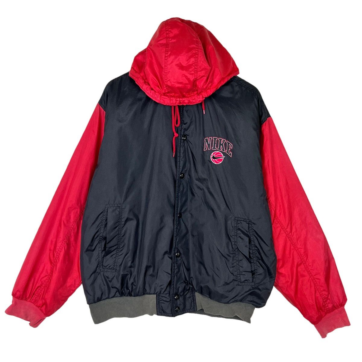 Nike × Vintage 🔥 PICK VINTAGE NIKE BIG LOGO HOODIES BOMBER JACKET Size US M / EU 48-50 / 2 - 2 Thumbnail