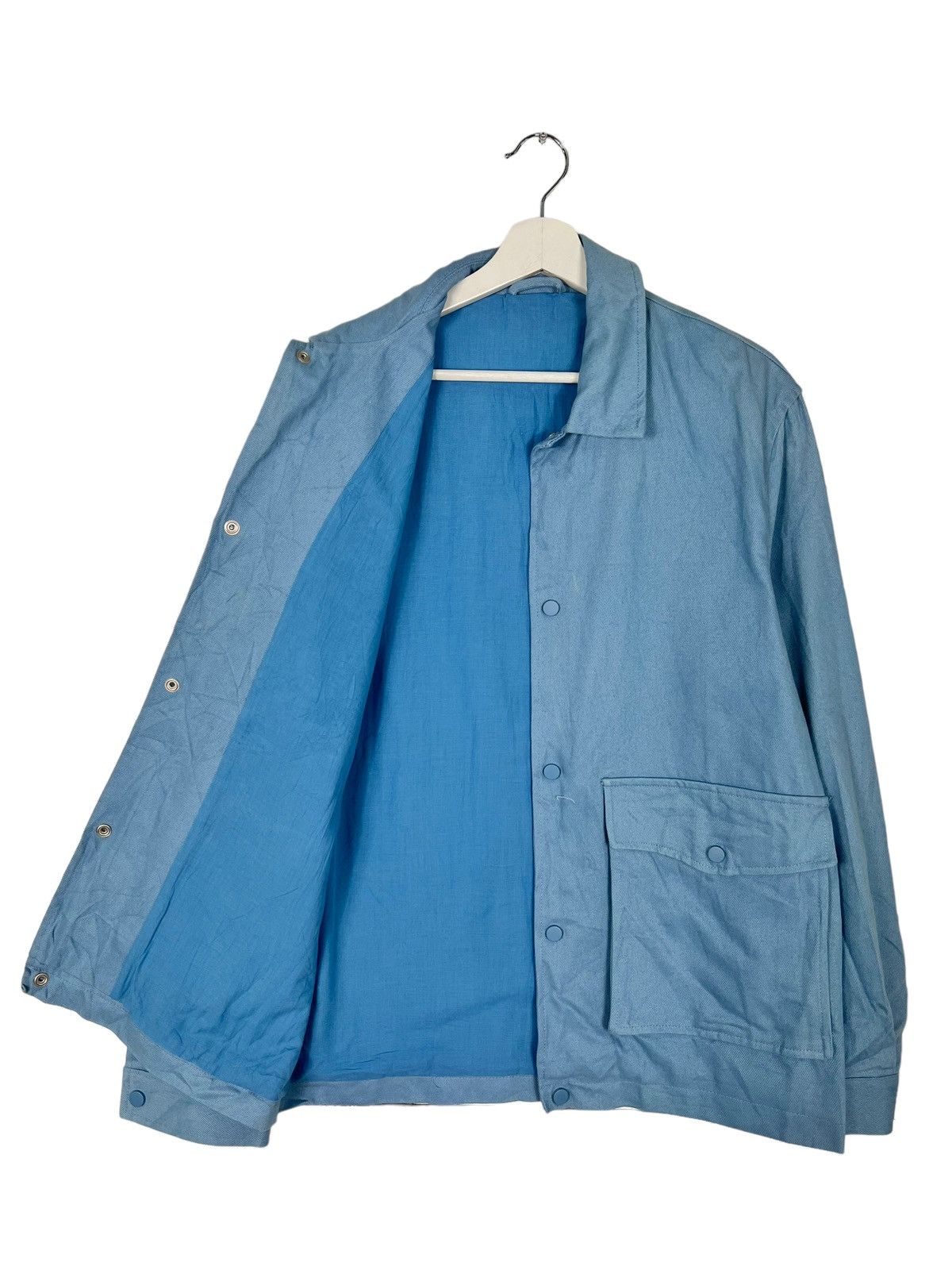 Japanese Brand × Zara 🔥 ZARA IVY BLUE DOUBLE POCKET Size US M / EU 48-50 / 2 - 6 Thumbnail