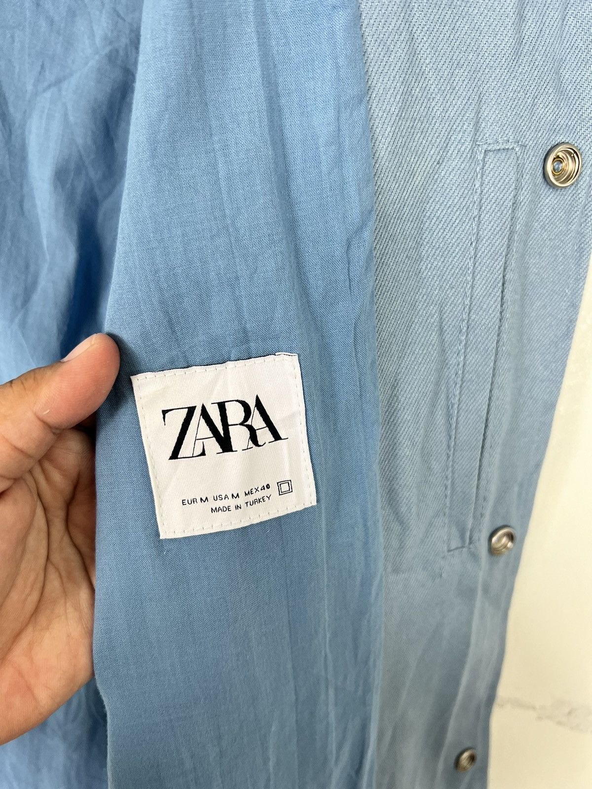 Japanese Brand × Zara 🔥 ZARA IVY BLUE DOUBLE POCKET Size US M / EU 48-50 / 2 - 10 Thumbnail