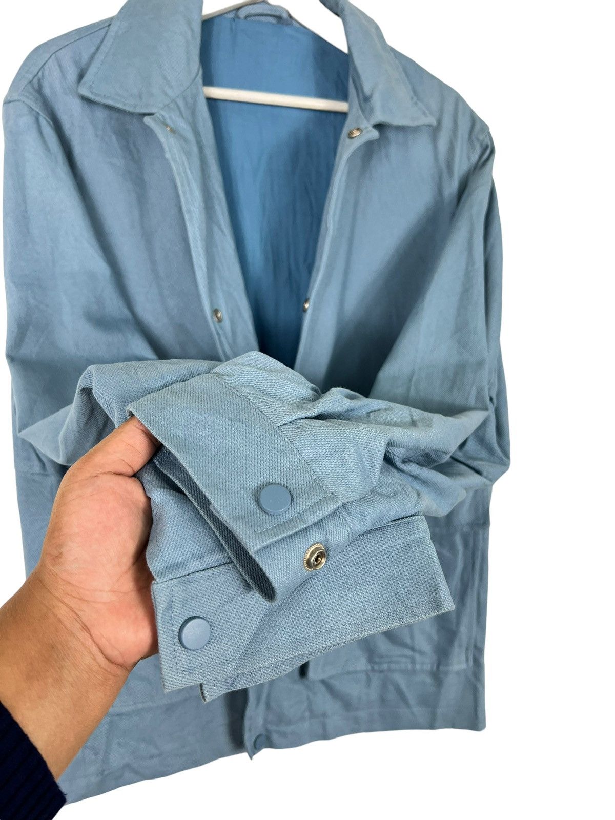 Japanese Brand × Zara 🔥 ZARA IVY BLUE DOUBLE POCKET Size US M / EU 48-50 / 2 - 9 Thumbnail