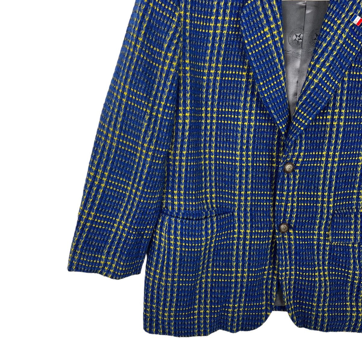 Enrico Coveri 🔥 ENRICO COVERI PLAID TAILORED JACKET Size US M / EU 48-50 / 2 - 2 Thumbnail