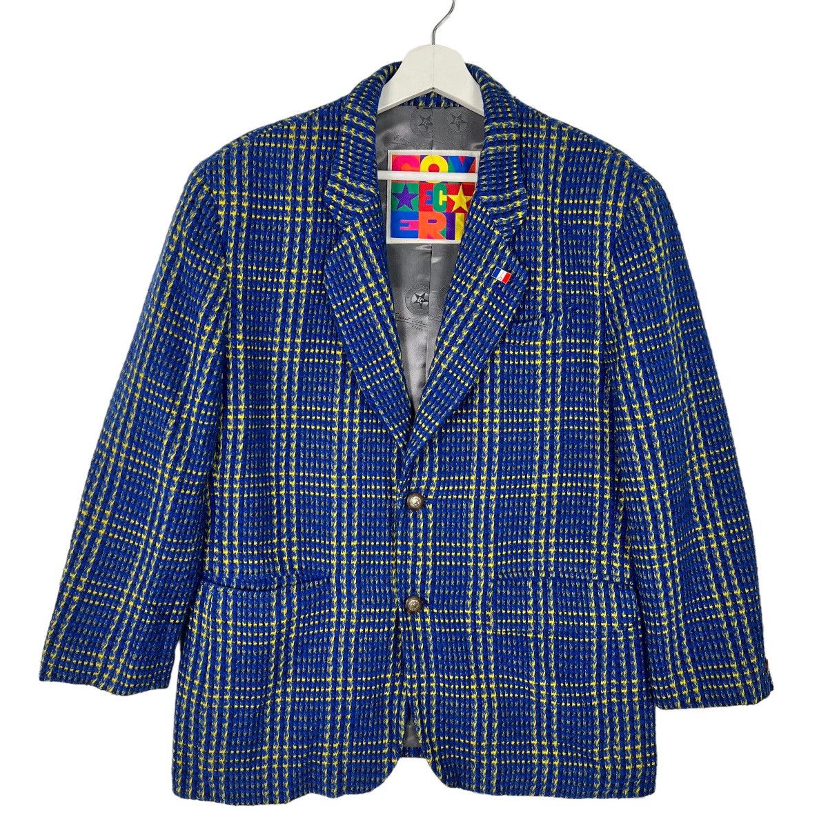 🔥 ENRICO COVERI PLAID TAILORED JACKET