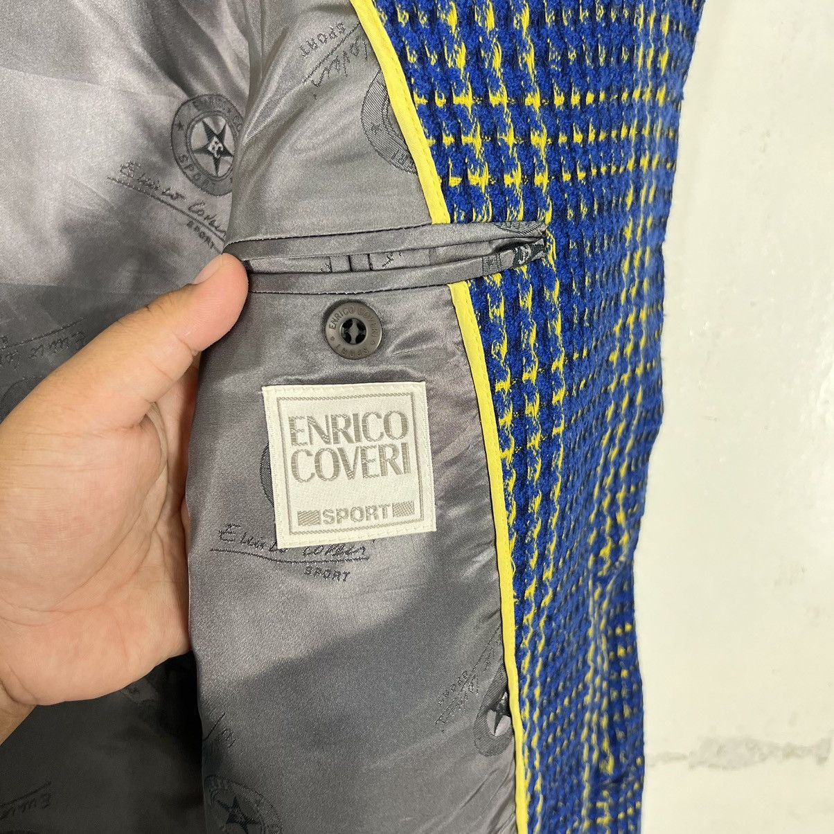 Enrico Coveri 🔥 ENRICO COVERI PLAID TAILORED JACKET Size US M / EU 48-50 / 2 - 11 Thumbnail