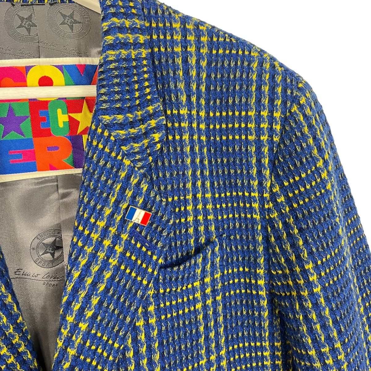 Enrico Coveri 🔥 ENRICO COVERI PLAID TAILORED JACKET Size US M / EU 48-50 / 2 - 6 Thumbnail