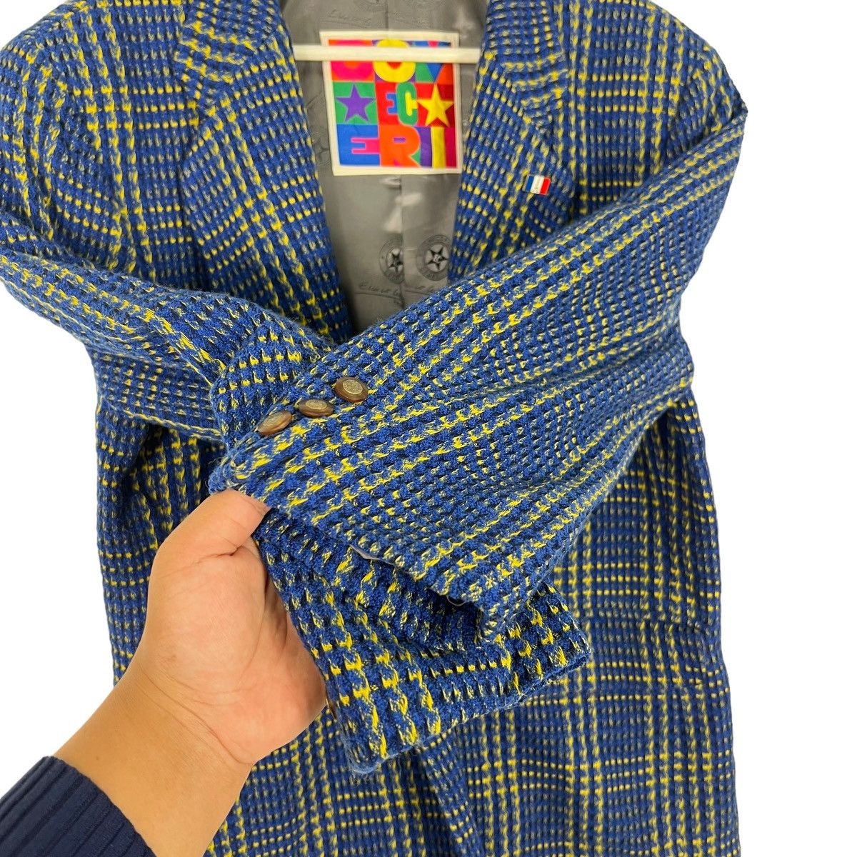 Enrico Coveri 🔥 ENRICO COVERI PLAID TAILORED JACKET Size US M / EU 48-50 / 2 - 10 Thumbnail