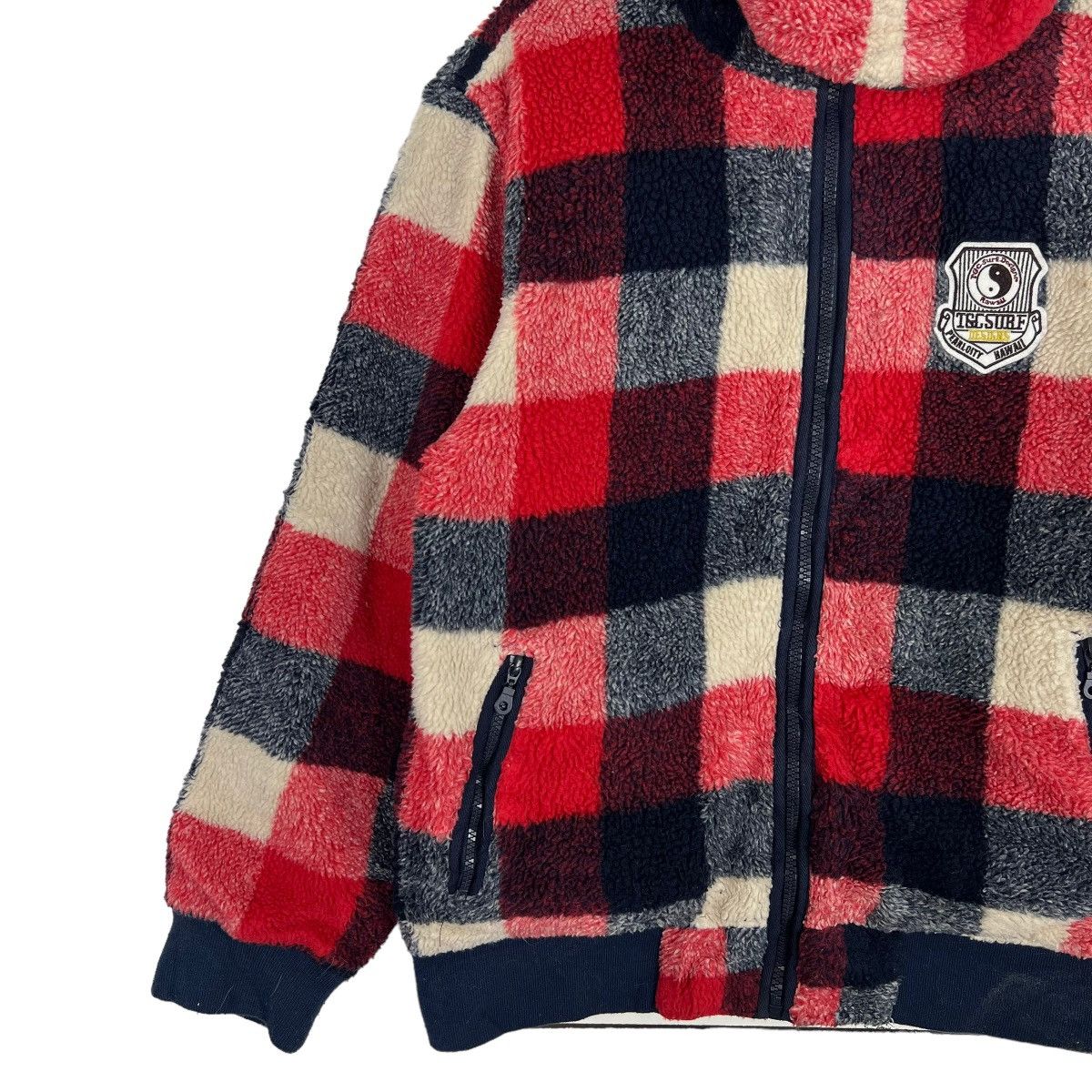 Other 🔥 T&C SURF DESIGN PLAID FLEECE HOODIES BOMBER JACKET Size US L / EU 52-54 / 3 - 2 Thumbnail