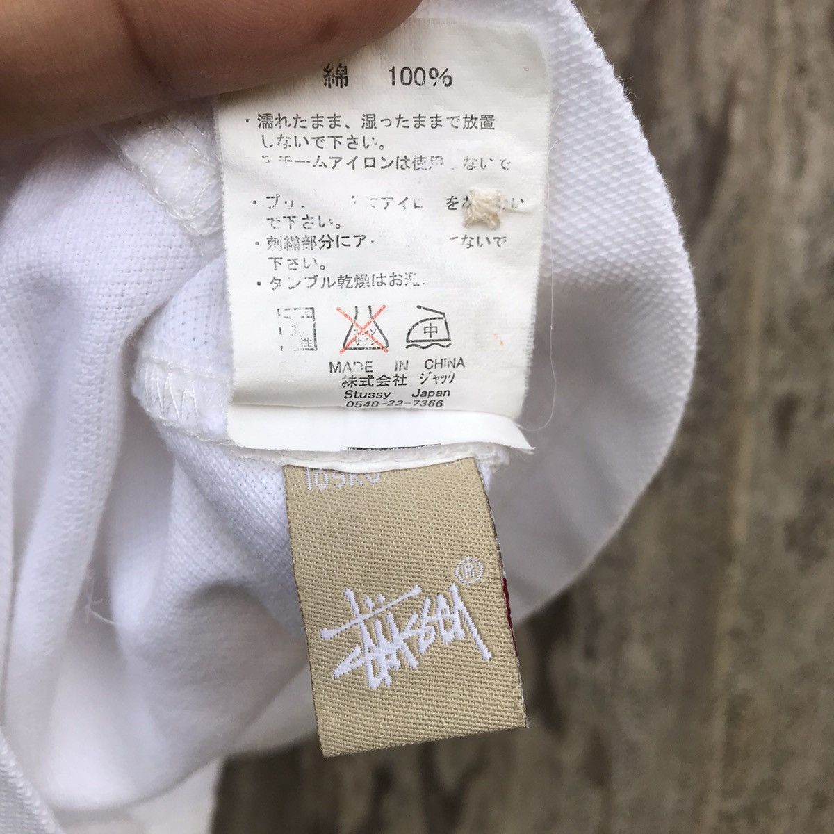 Stussy × Vintage Vintage Stussy Polo Tee Big Logo Size US M / EU 48-50 / 2 - 6 Thumbnail