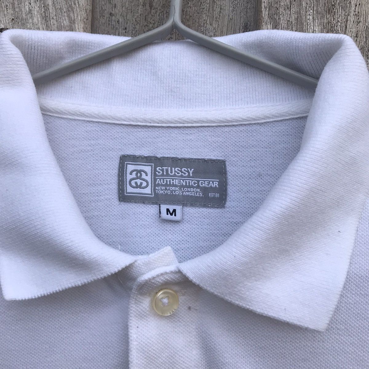 Stussy × Vintage Vintage Stussy Polo Tee Big Logo Size US M / EU 48-50 / 2 - 3 Thumbnail