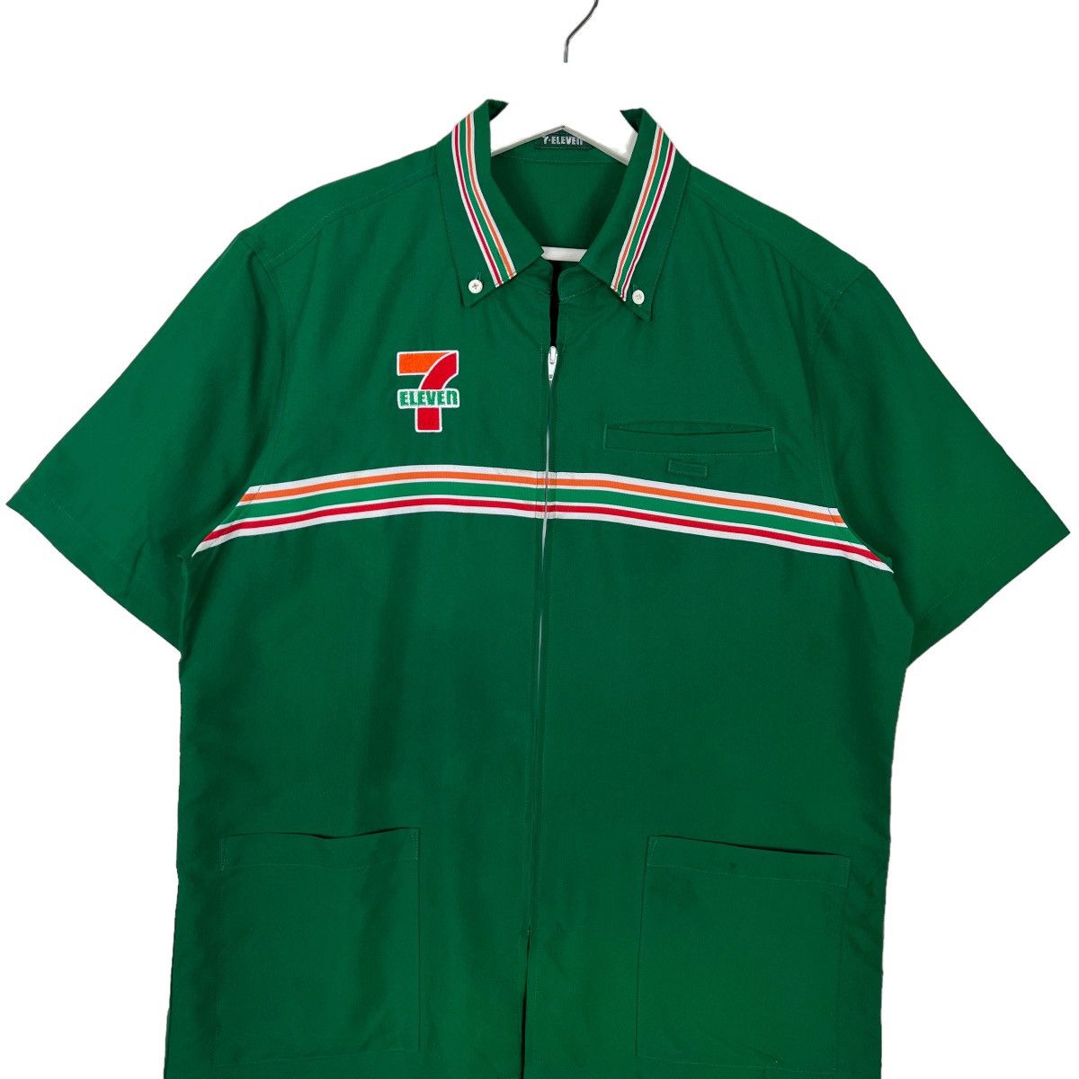 Japanese Brand 🔥 VINTAGE 7ELEVEN WORK SHIRT Size US L / EU 52-54 / 3 - 4 Thumbnail