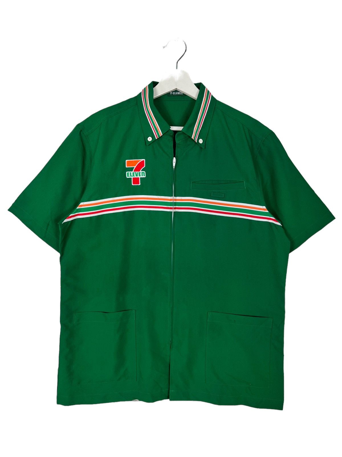 Japanese Brand 🔥 VINTAGE 7ELEVEN WORK SHIRT Size US L / EU 52-54 / 3 - 5 Thumbnail