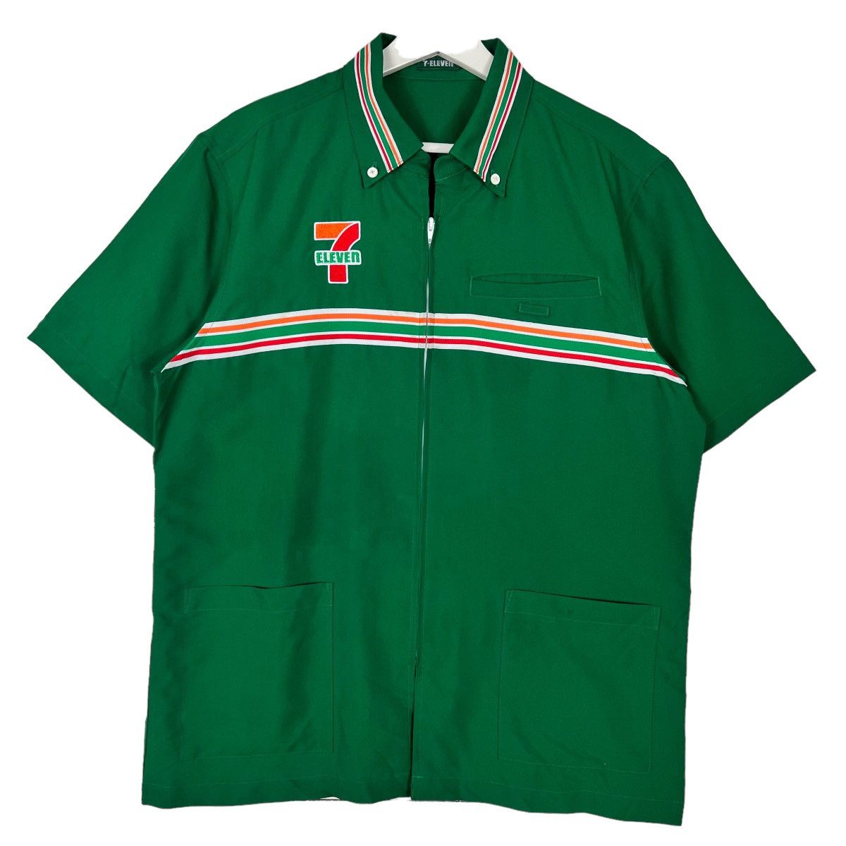 Japanese Brand 🔥 VINTAGE 7ELEVEN WORK SHIRT Size US L / EU 52-54 / 3 - 1 Thumbnail