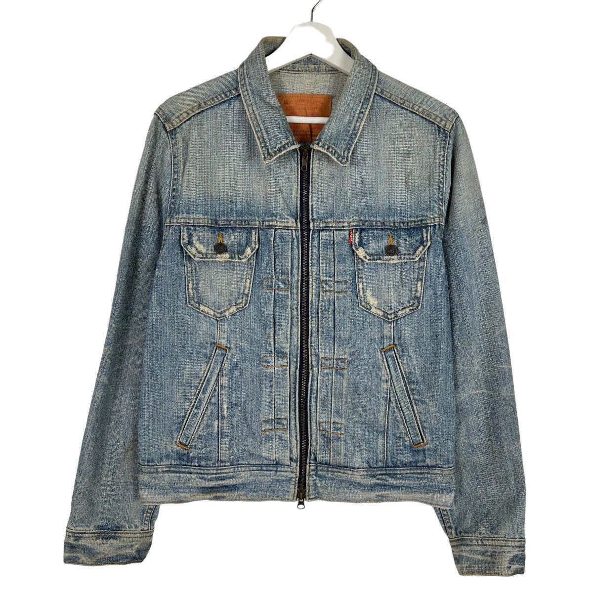 Levi's × Stussy Stussy x Levi's Dyed Jacquard Trucker Jacket | Grailed