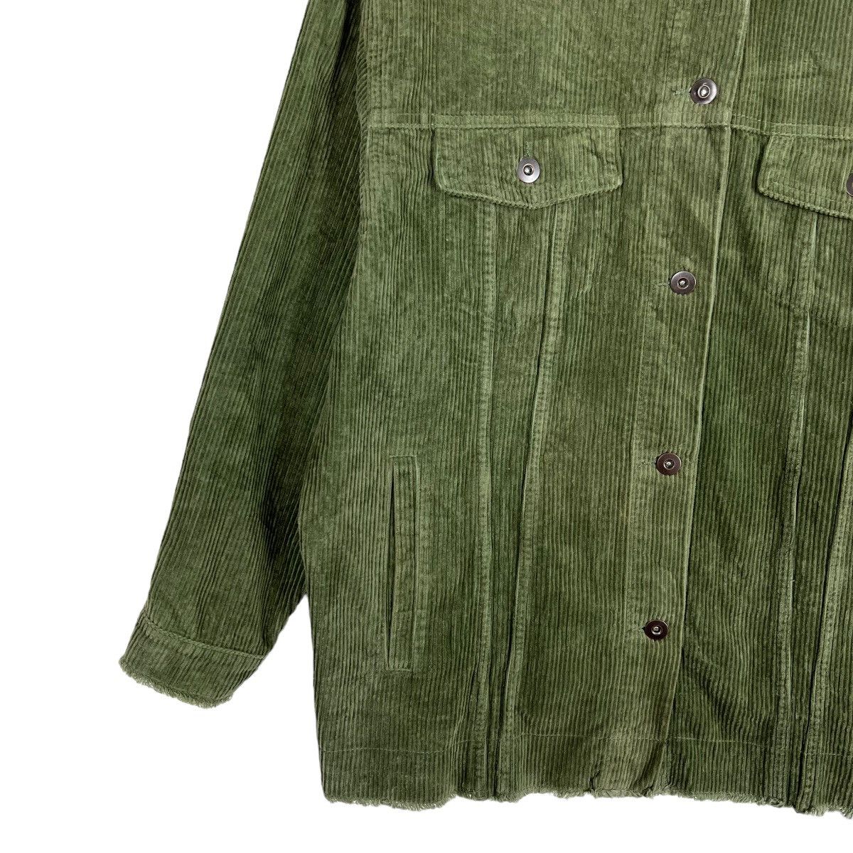 Japanese Brand 🔥 ZARA CORDUROY OVERSIZED TRUCKER JACKET Size US S / EU 44-46 / 1 - 2 Thumbnail