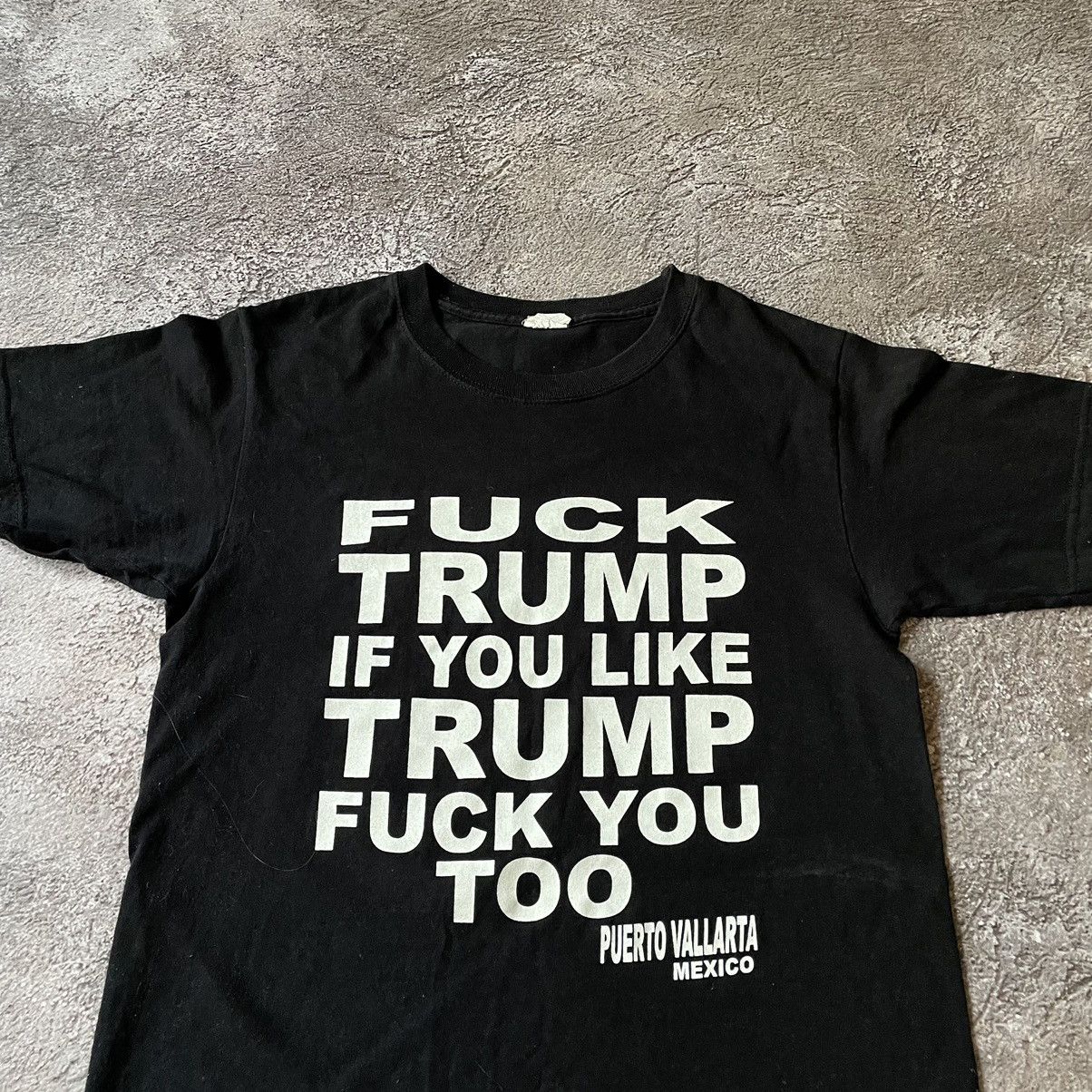Vintage Vintage Y2K Political Graphic Tee Black Streetwear Skate M Size US M / EU 48-50 / 2 - 6 Thumbnail