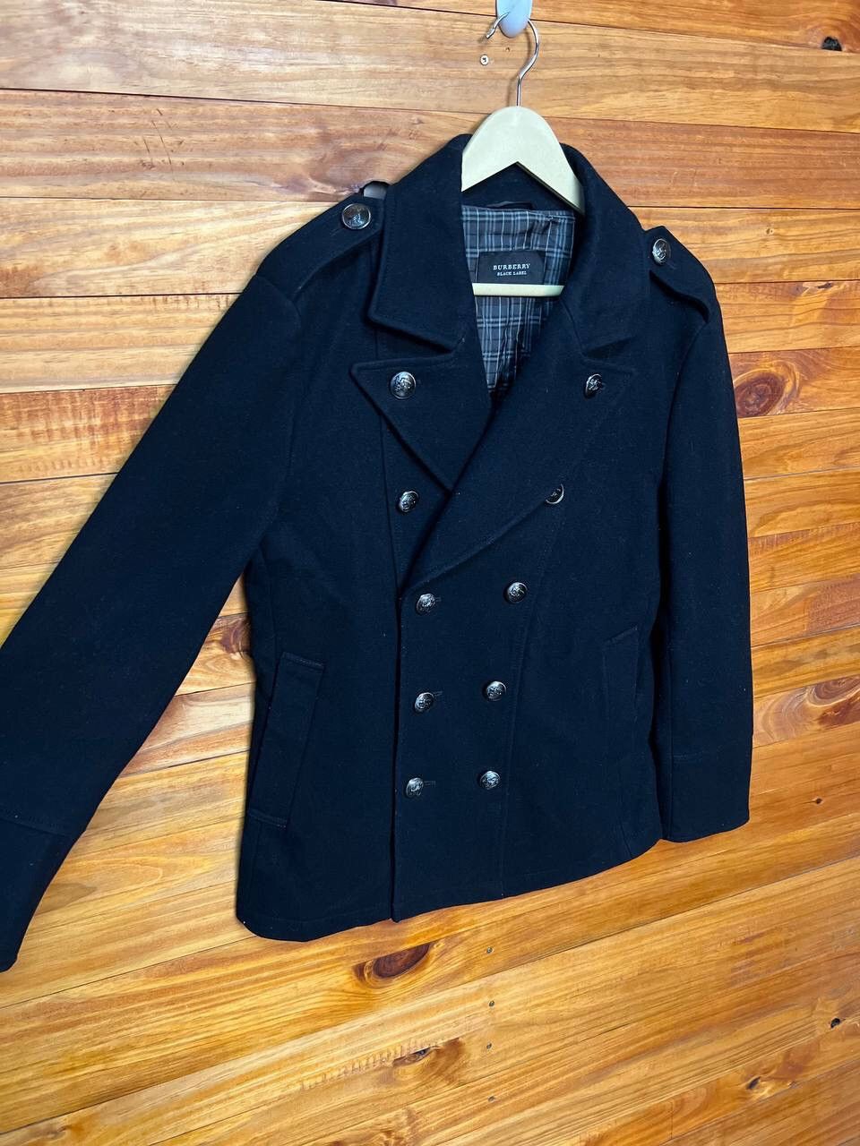 Burberry BURBERRY BLACK LABEL DOUBLE BREAST PEACOAT Size L / US 10 / IT 46 - 5 Thumbnail