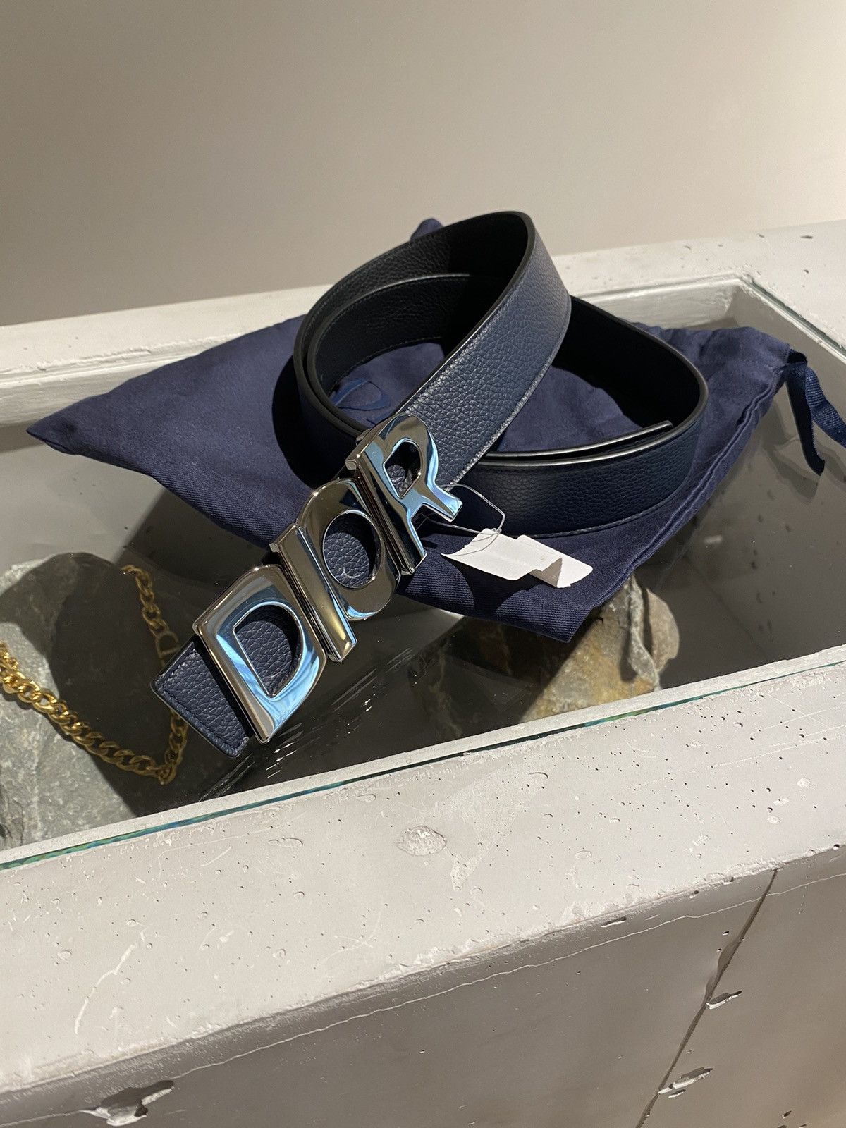 Dior Dior "Dior" Reversibel belt Size 40 - 1 Thumbnail