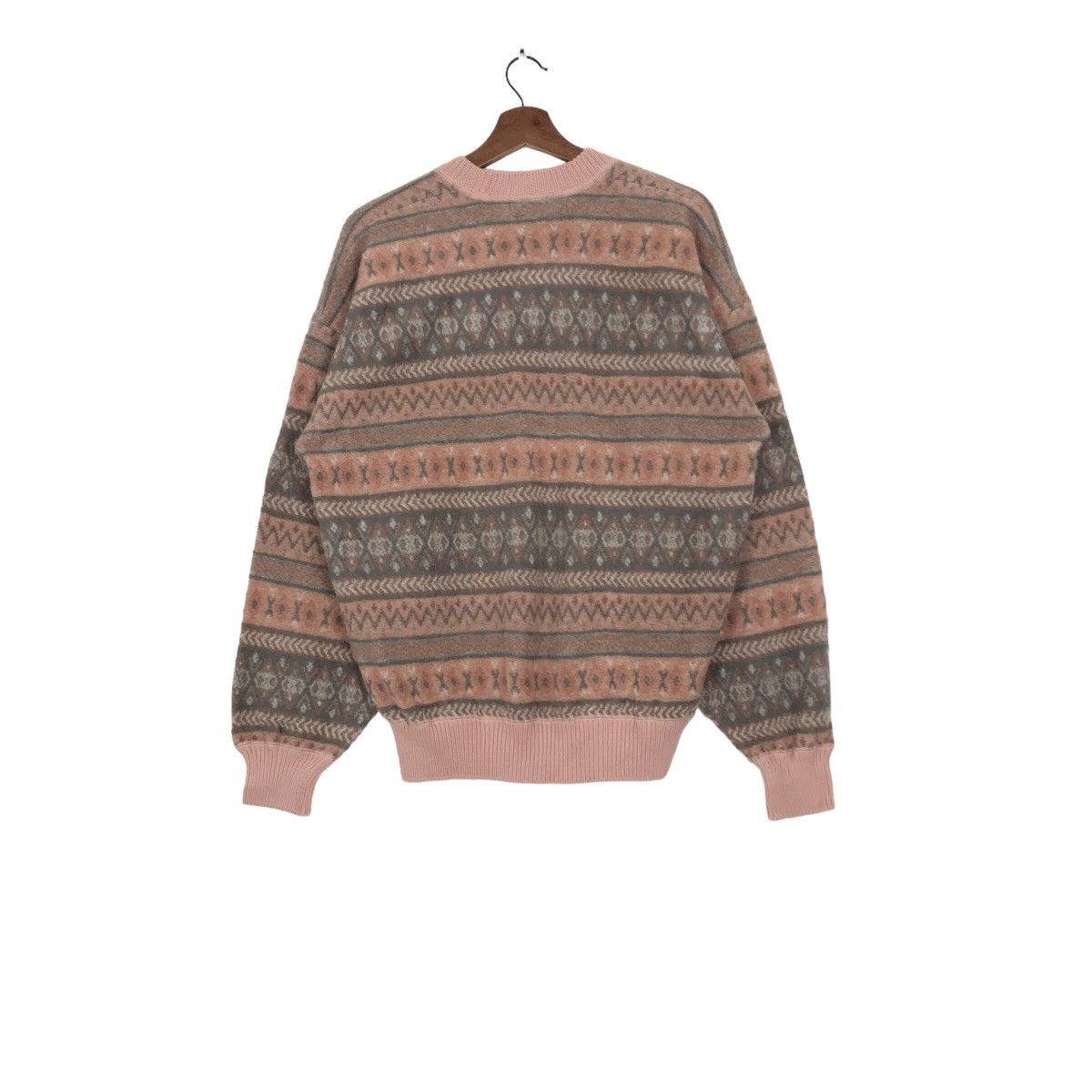 Japanese Brand × Vintage Vintage Fair Isle Wool Sweater Made In Japan Size US M / EU 48-50 / 2 - 7 Thumbnail