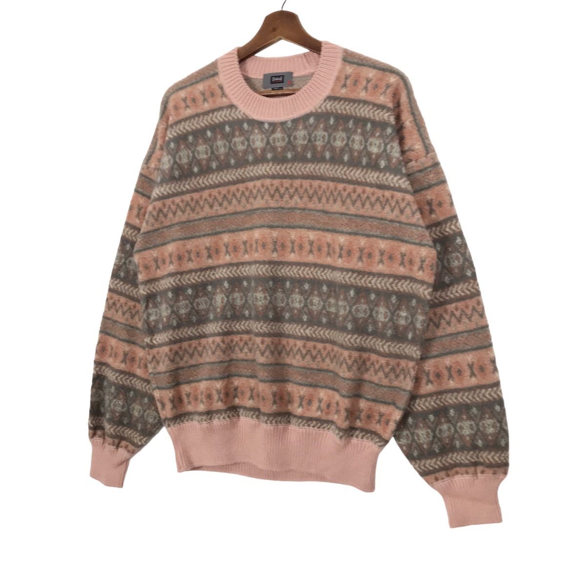 Japanese Brand × Vintage Vintage Fair Isle Wool Sweater Made In Japan Size US M / EU 48-50 / 2 - 3 Thumbnail
