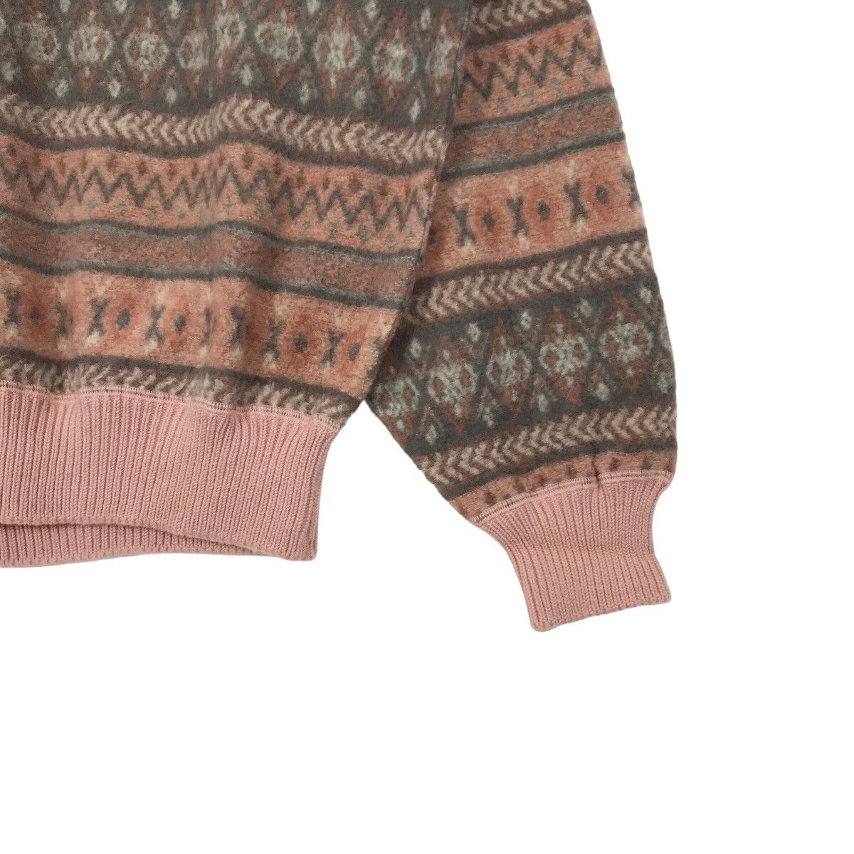 Japanese Brand × Vintage Vintage Fair Isle Wool Sweater Made In Japan Size US M / EU 48-50 / 2 - 4 Thumbnail