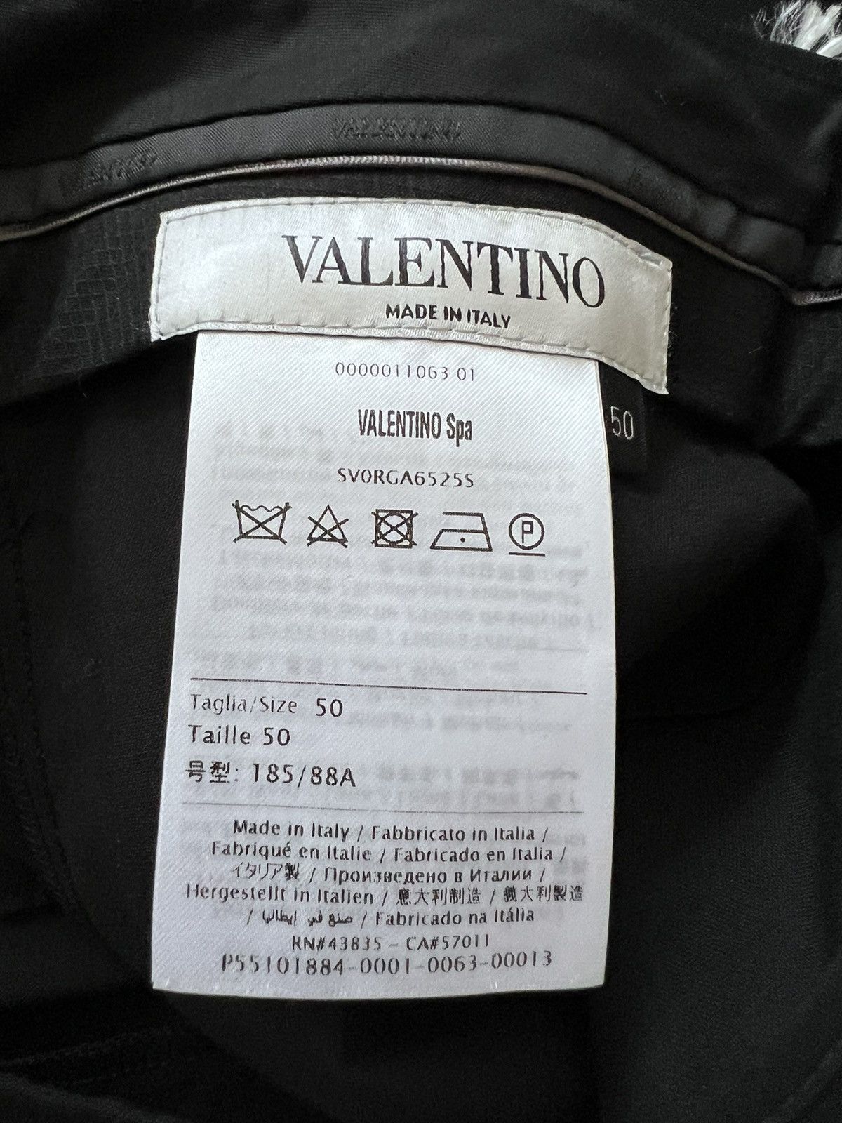 Valentino $1K+ Wool/mohair pleated trousers, IT50, made in Italy Size 40R - 11 Thumbnail
