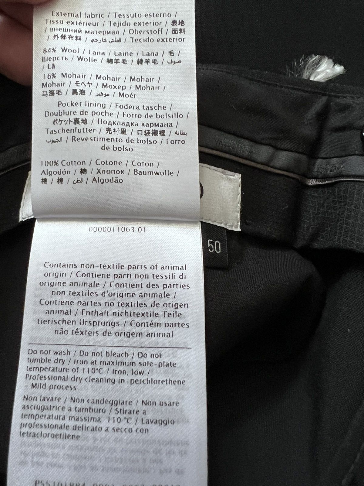 Valentino $1K+ Wool/mohair pleated trousers, IT50, made in Italy Size 40R - 12 Thumbnail