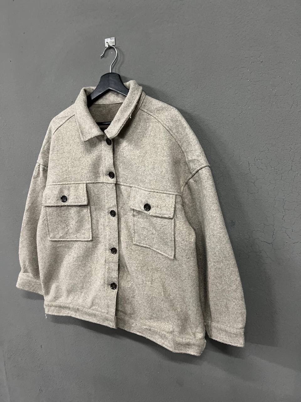 Japanese Brand SHACKET DOUBLE POCKET IN WOOL Size US L / EU 52-54 / 3 - 3 Thumbnail